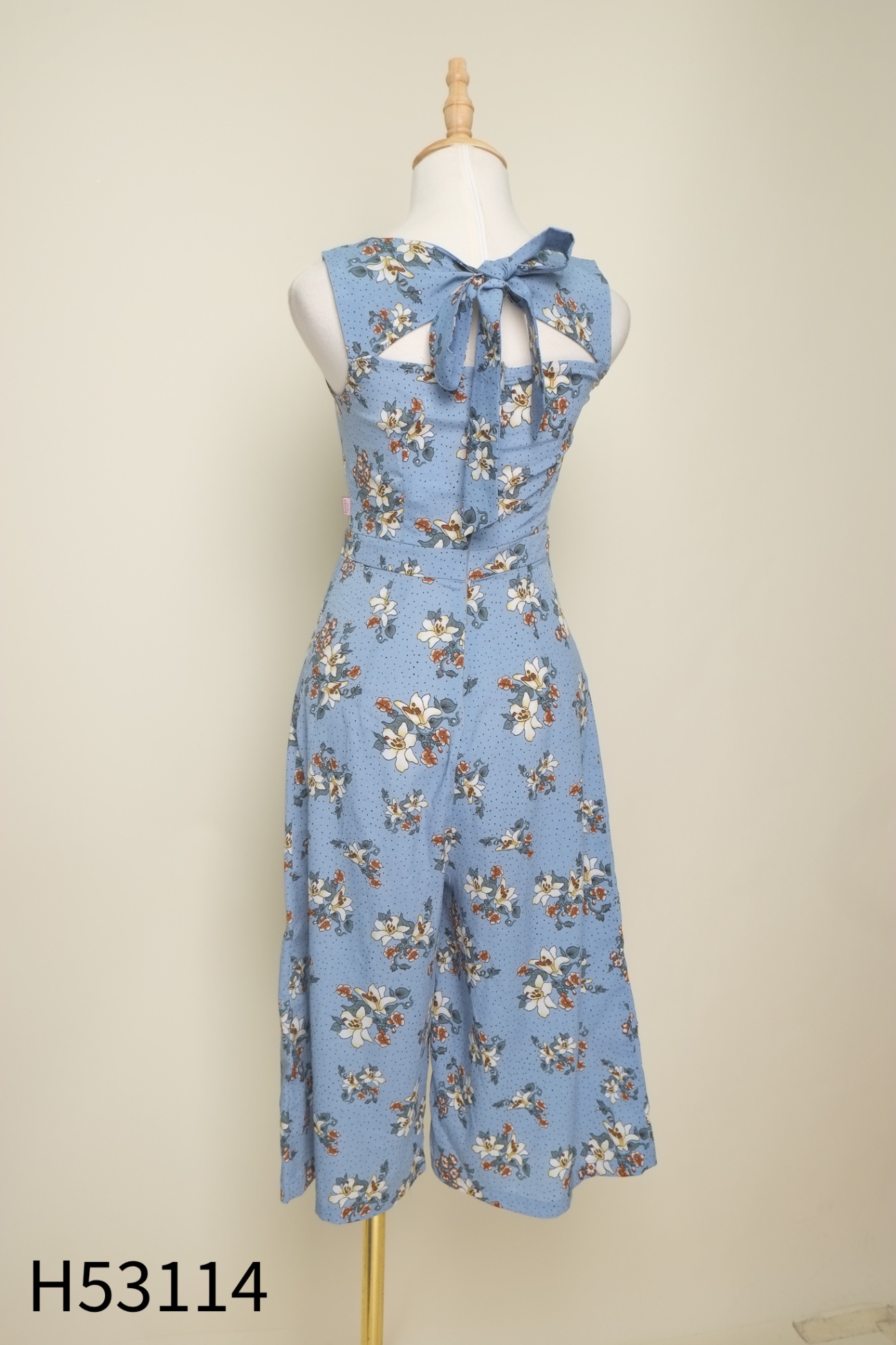 Jumpsuit DAISY xanh hoa