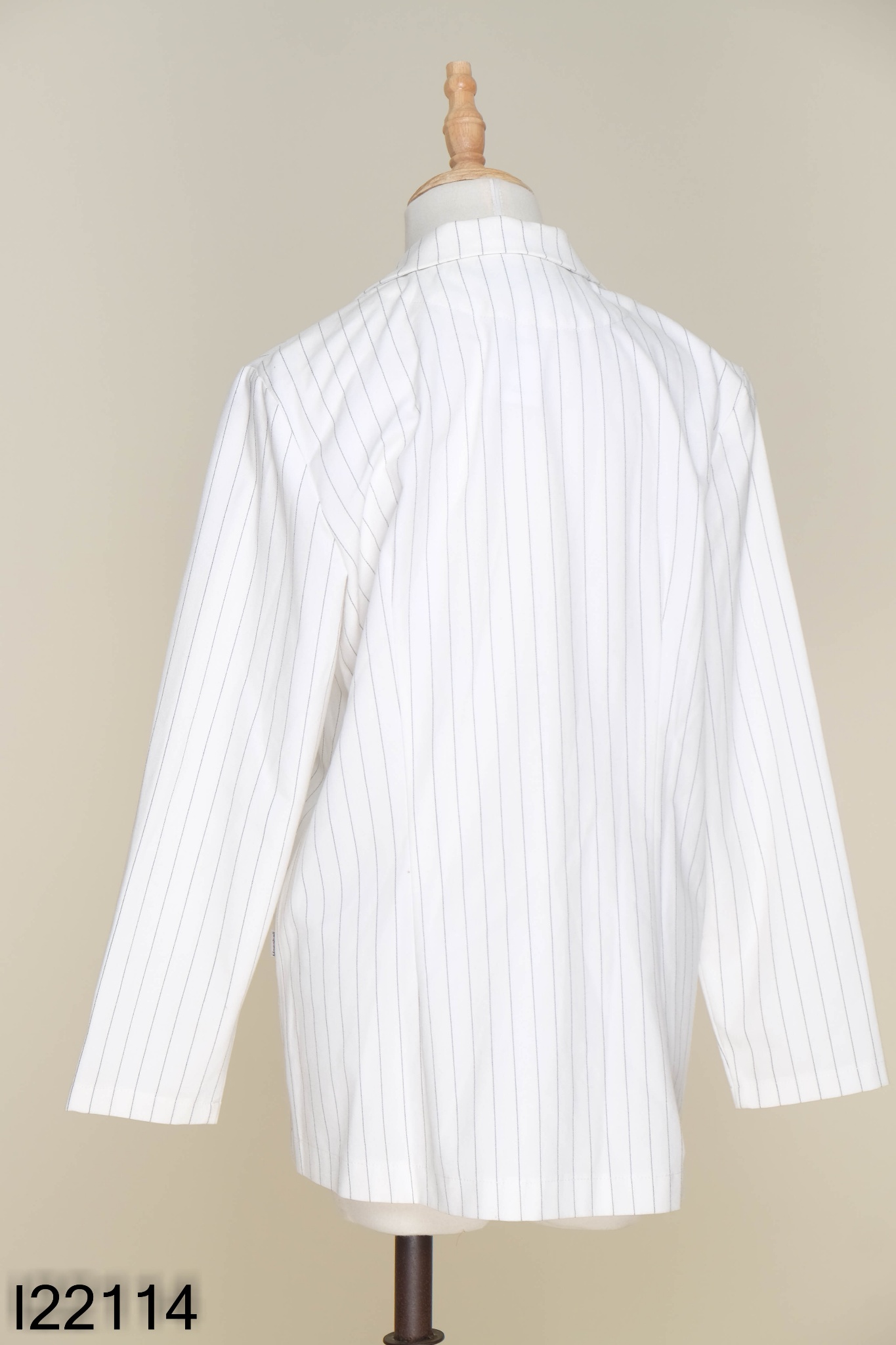 Áo khoác blazer MOSOHALI kẻ trắng
