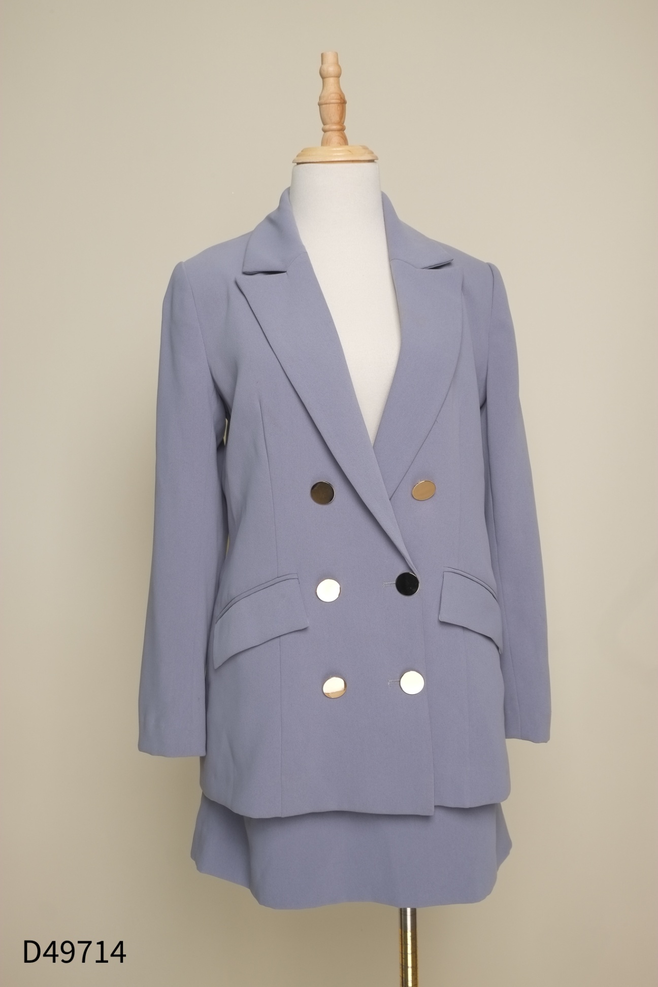 SET Áo blazer GREY&ROSE xanh ghi + chân váy