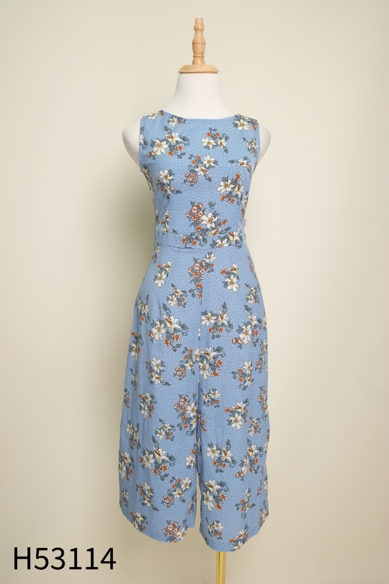 Jumpsuit DAISY xanh hoa