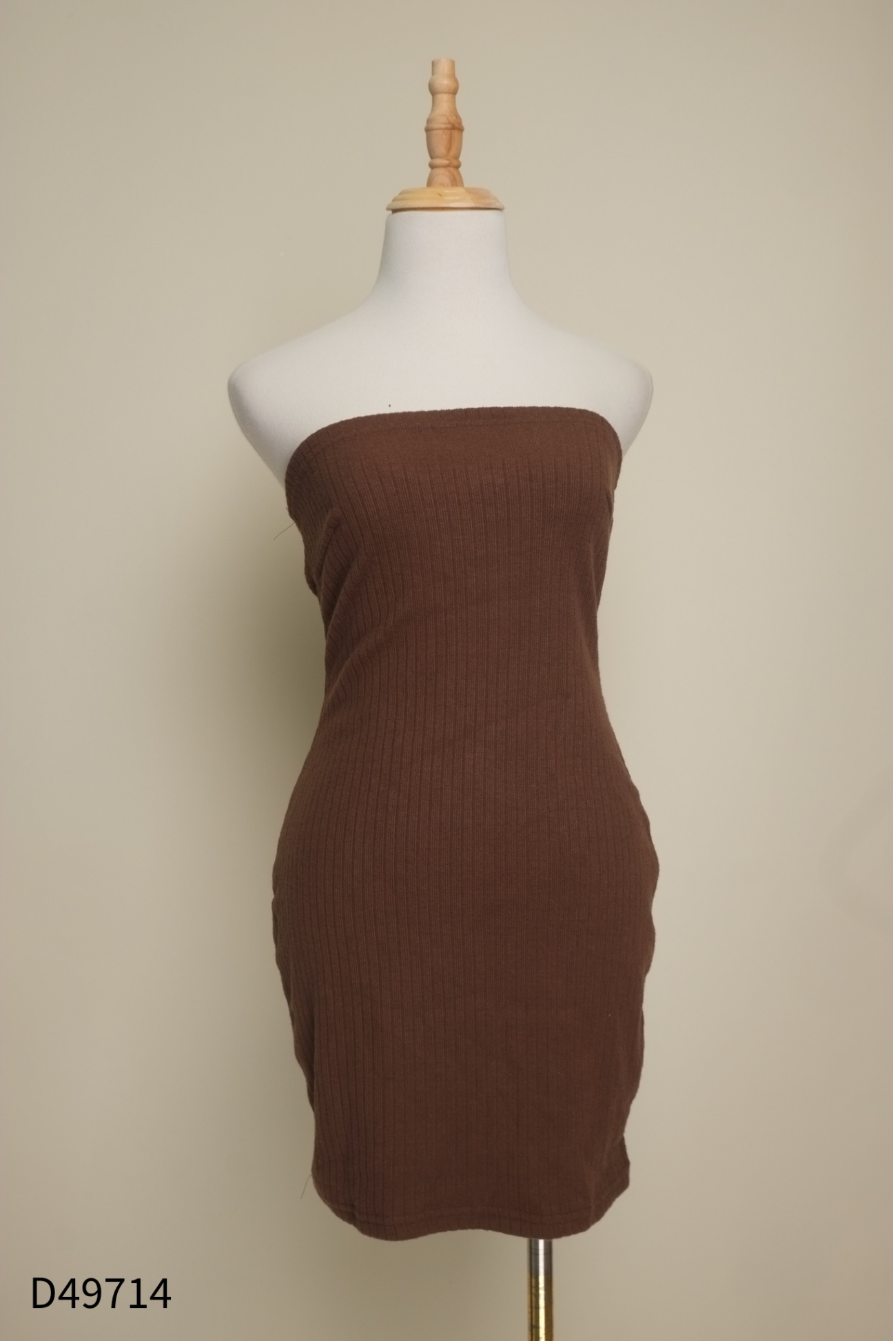 SET Len nâu cardigan + váy quây