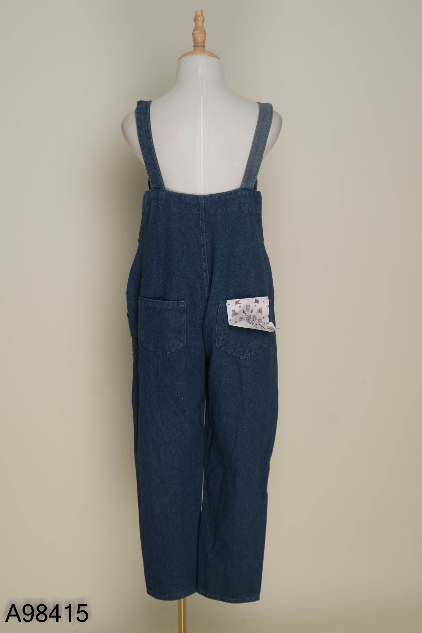 Yếm quần jeans xanh