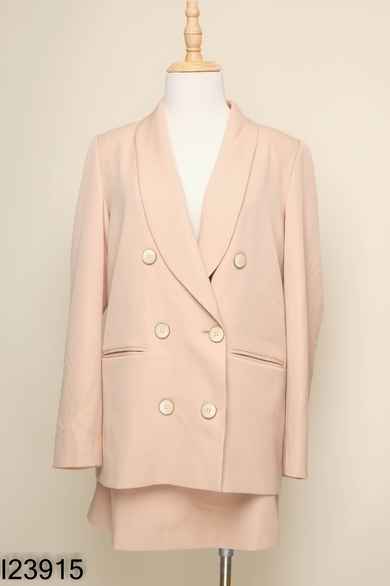 Set Áo blazer KANEL be + chân váy