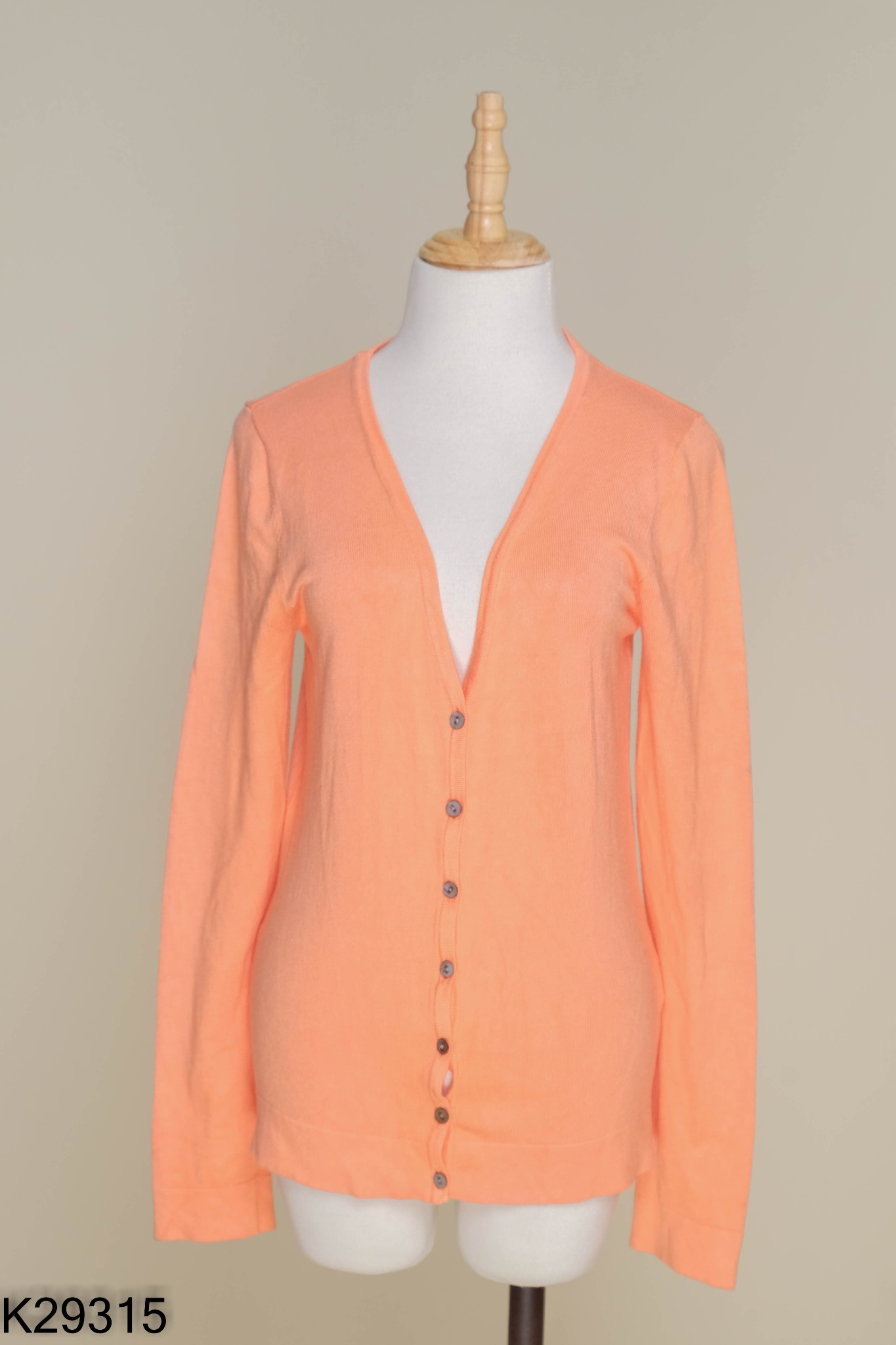 Áo khoác cardigan ZARA len cam