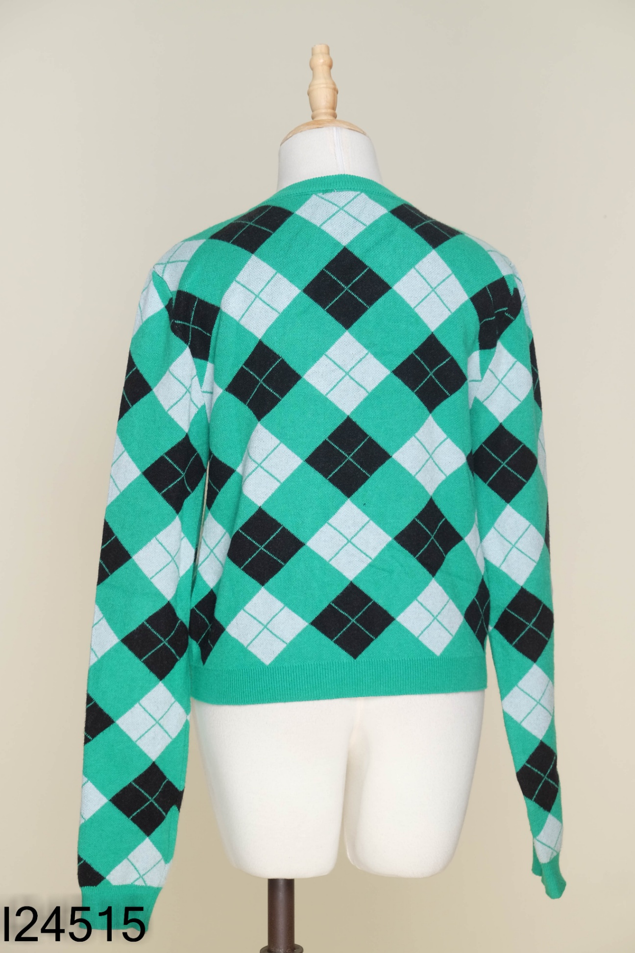 Cardigan len xanh đen