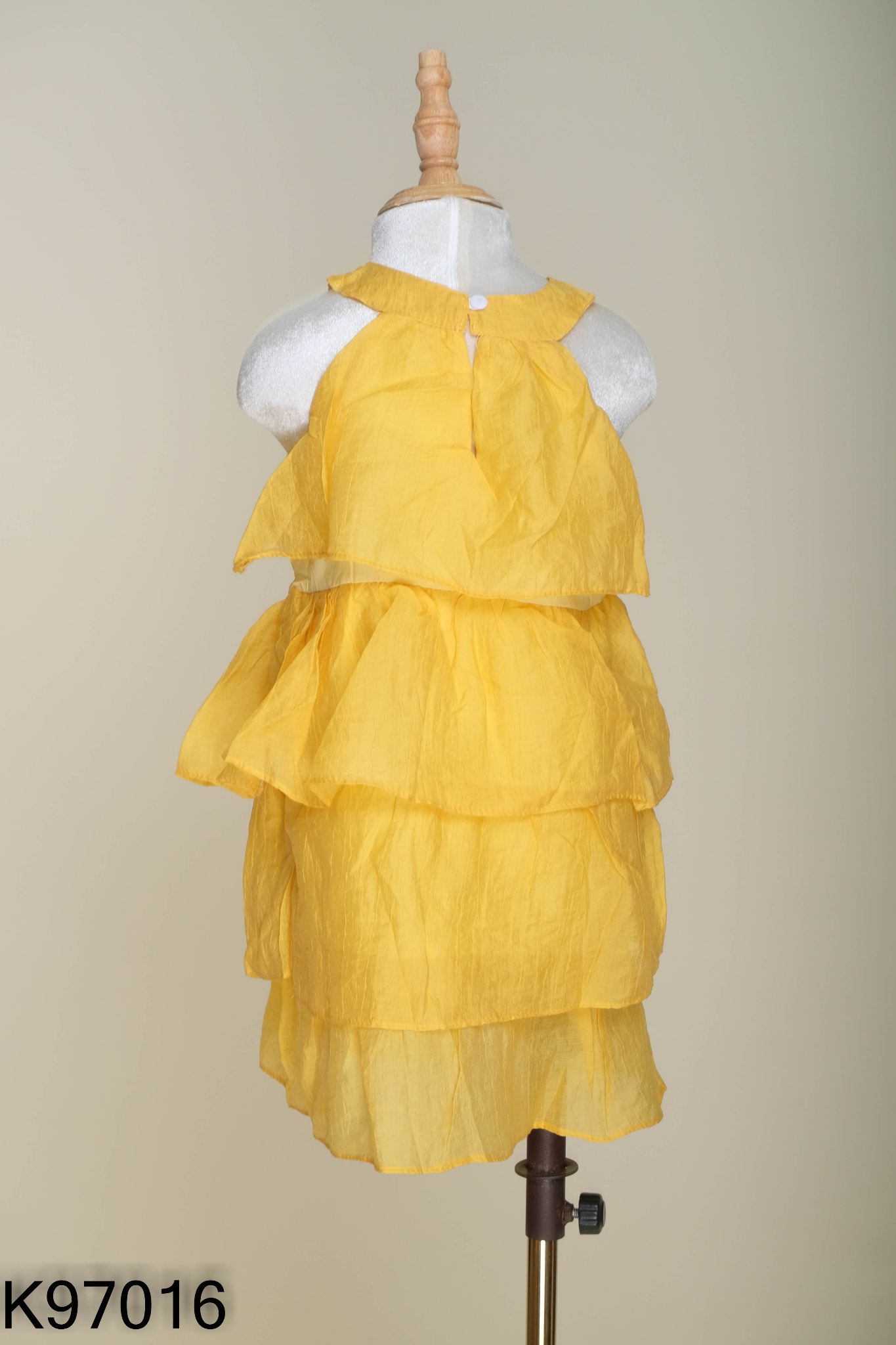 Váy vàng xếp tầng KIDS