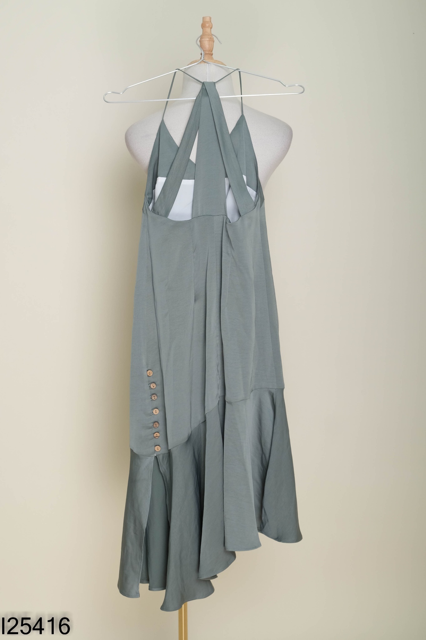 Váy ADORE DRESS lụa xanh
