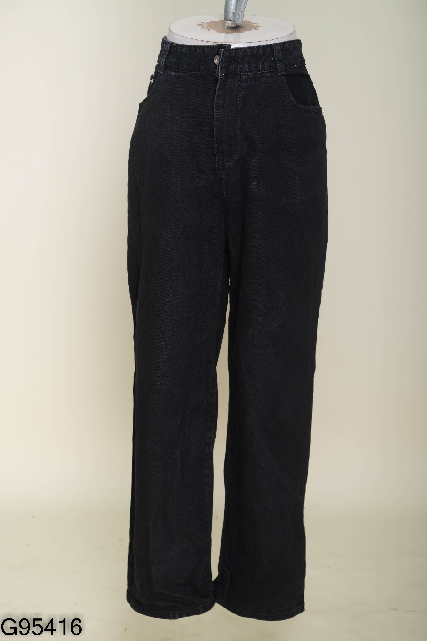 Quần jeans đen trơn