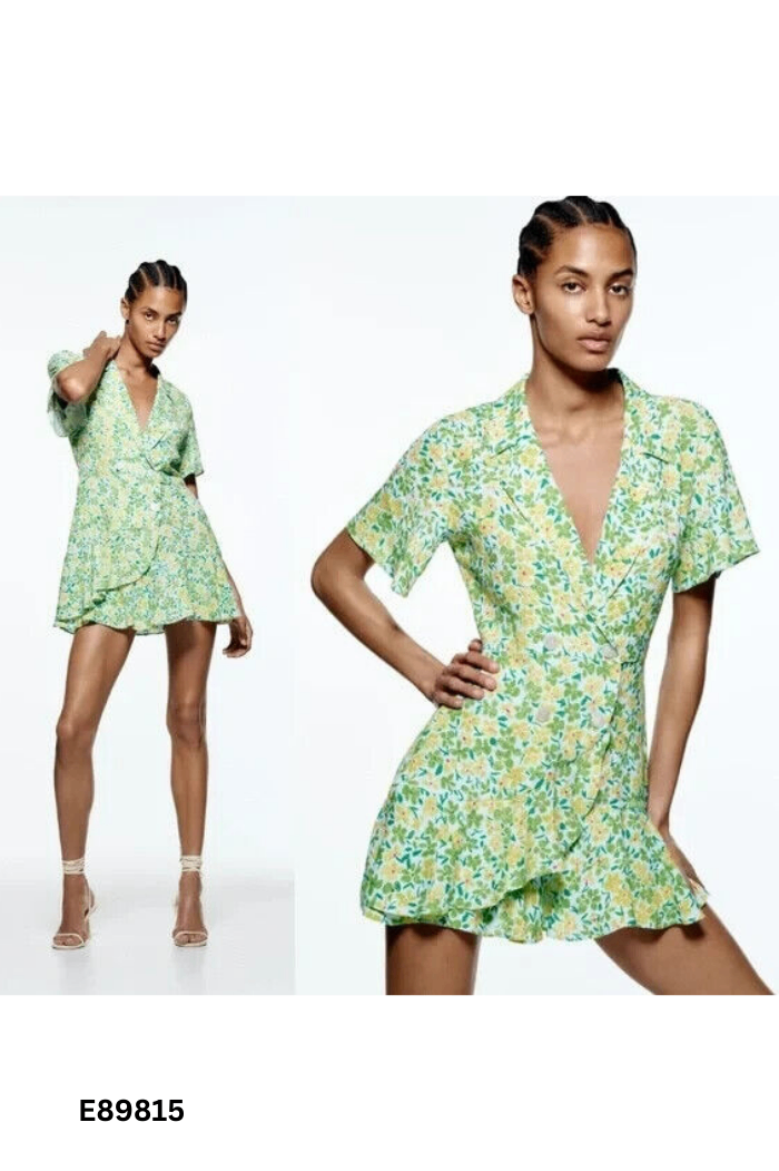 Jumpsuit ZARA xanh hoa