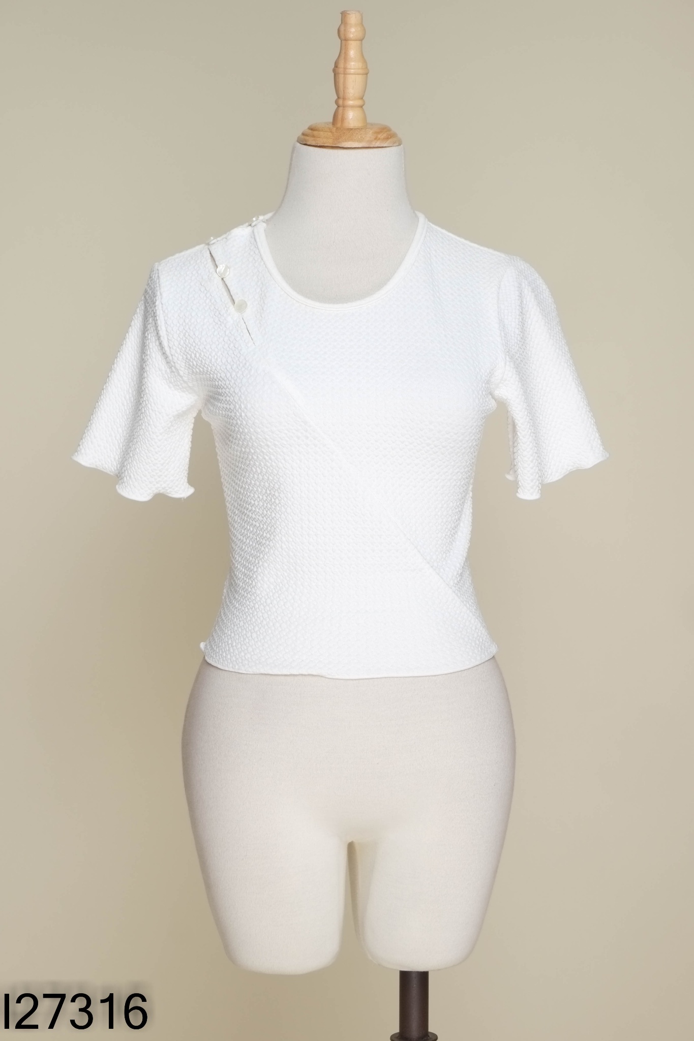 Áo croptop GAGO trắng