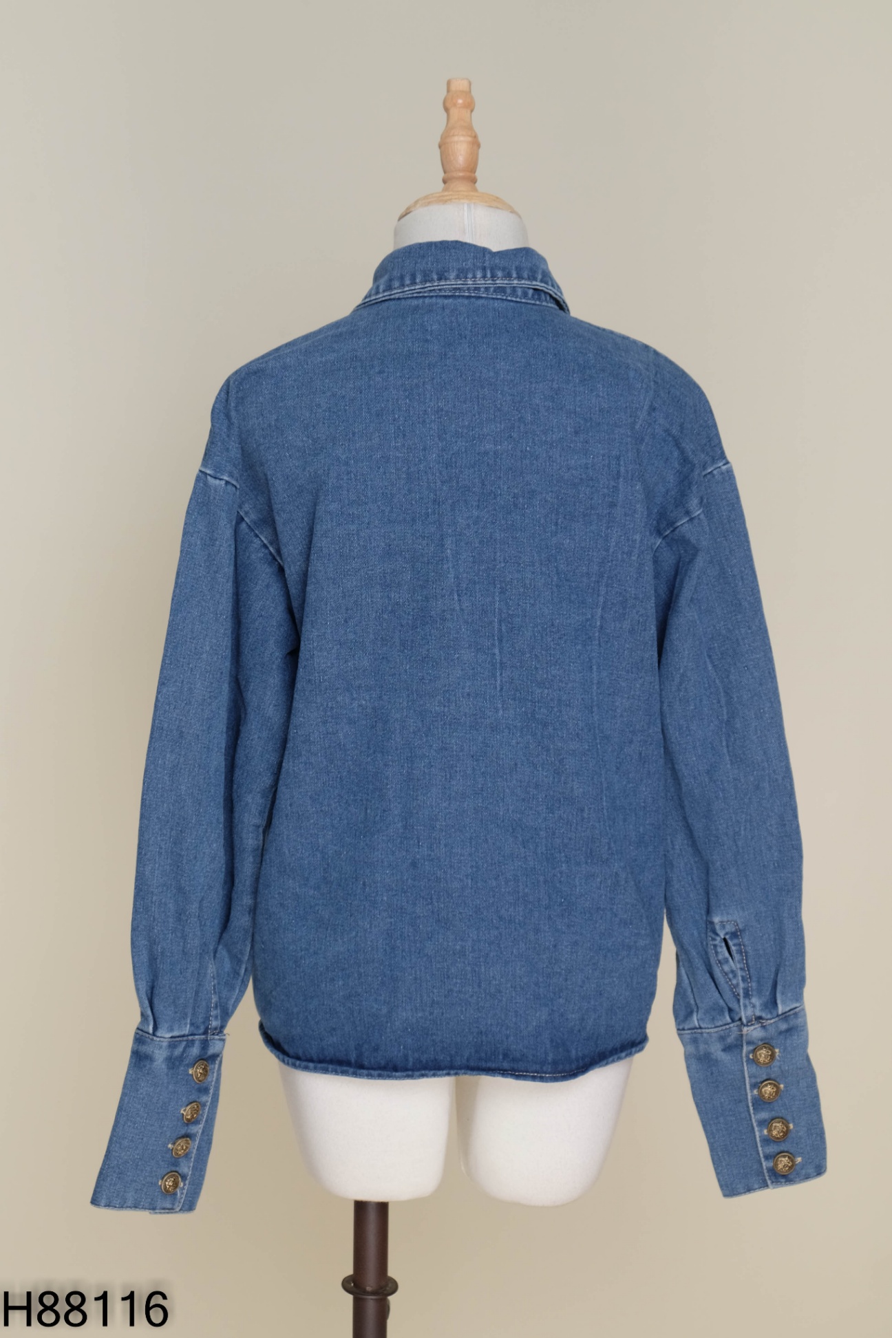 Áo khoác jeans xanh