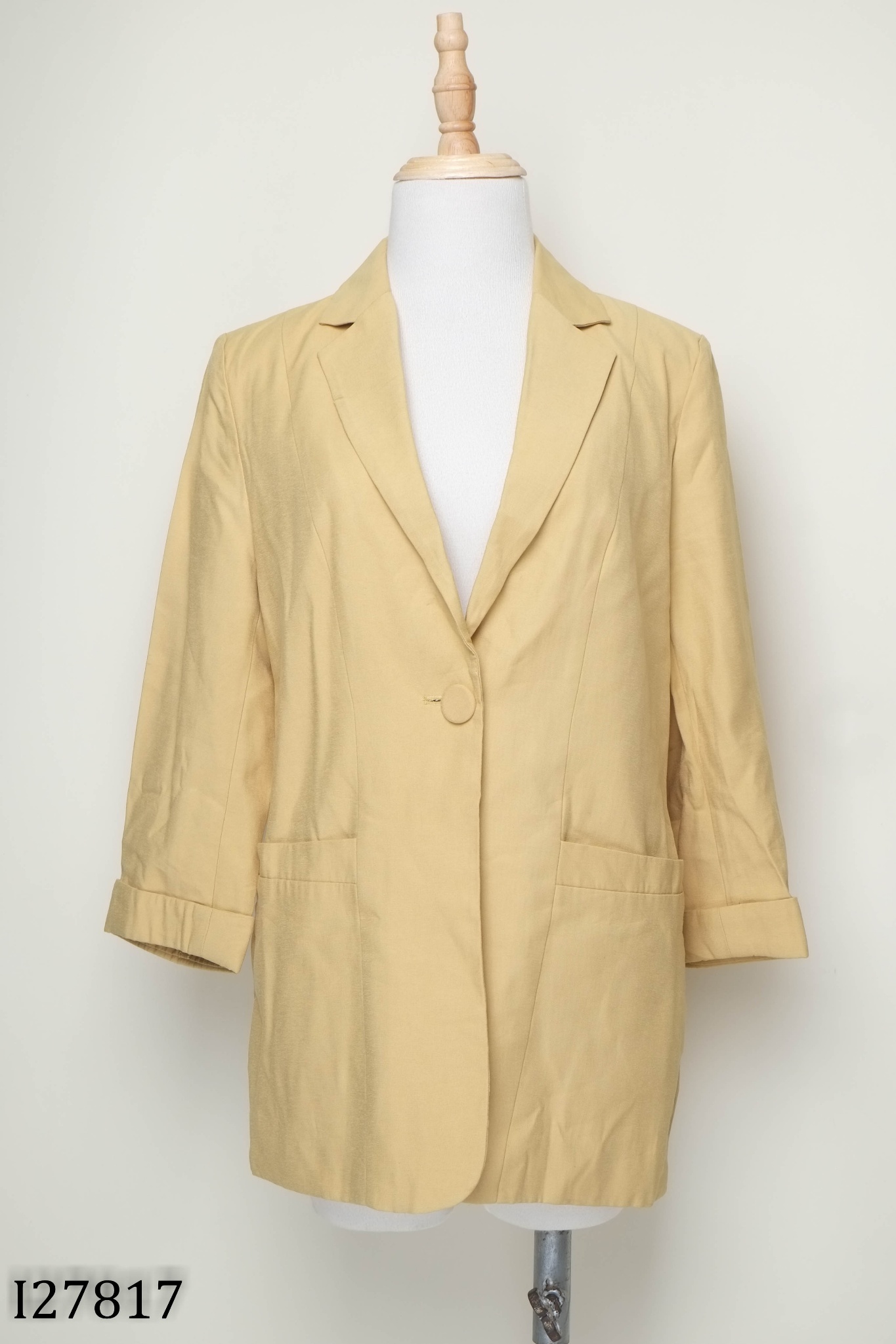 Áo blazer vàng