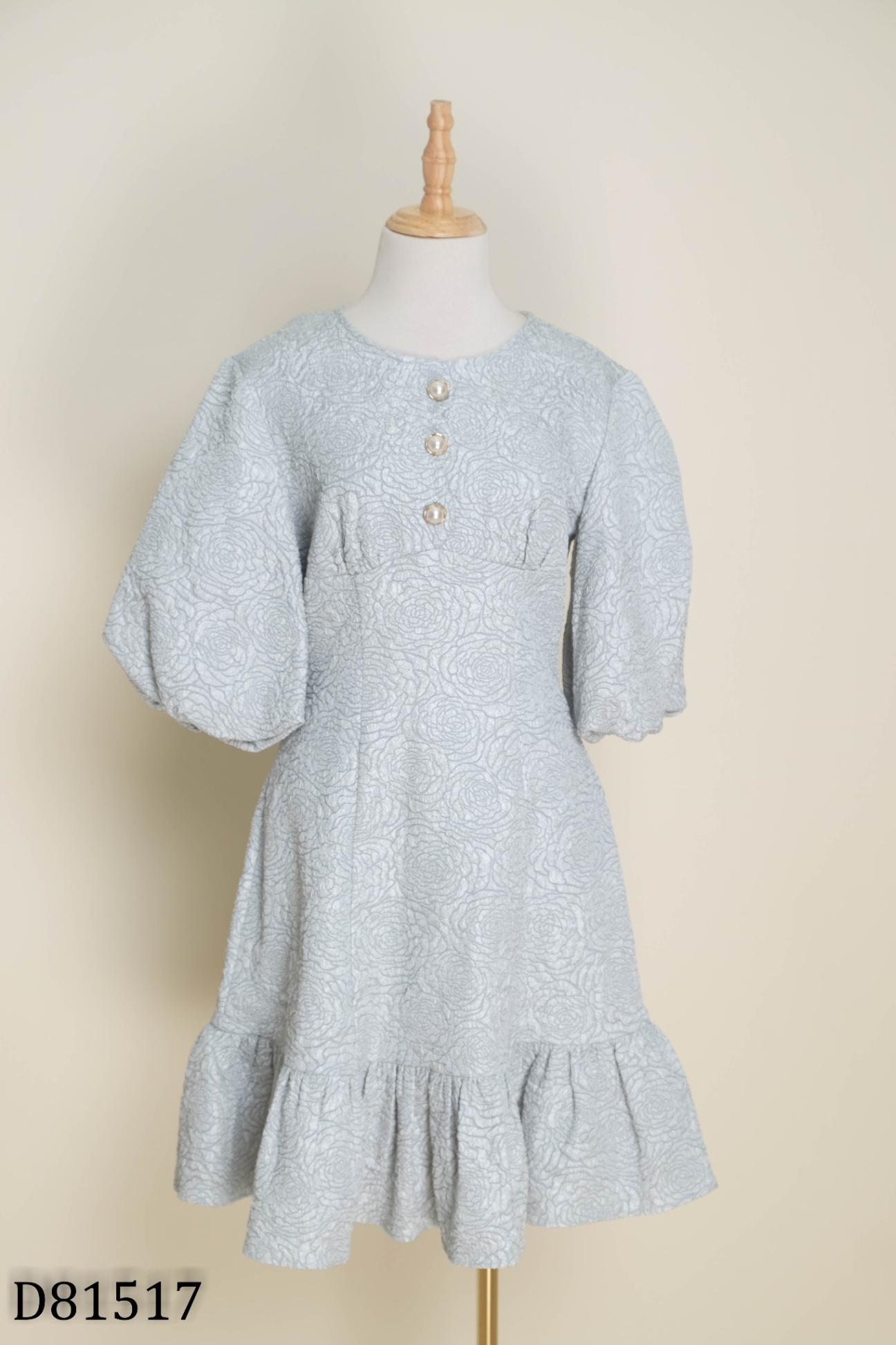 Váy COSMO DESIGN xanh cúc ngọc