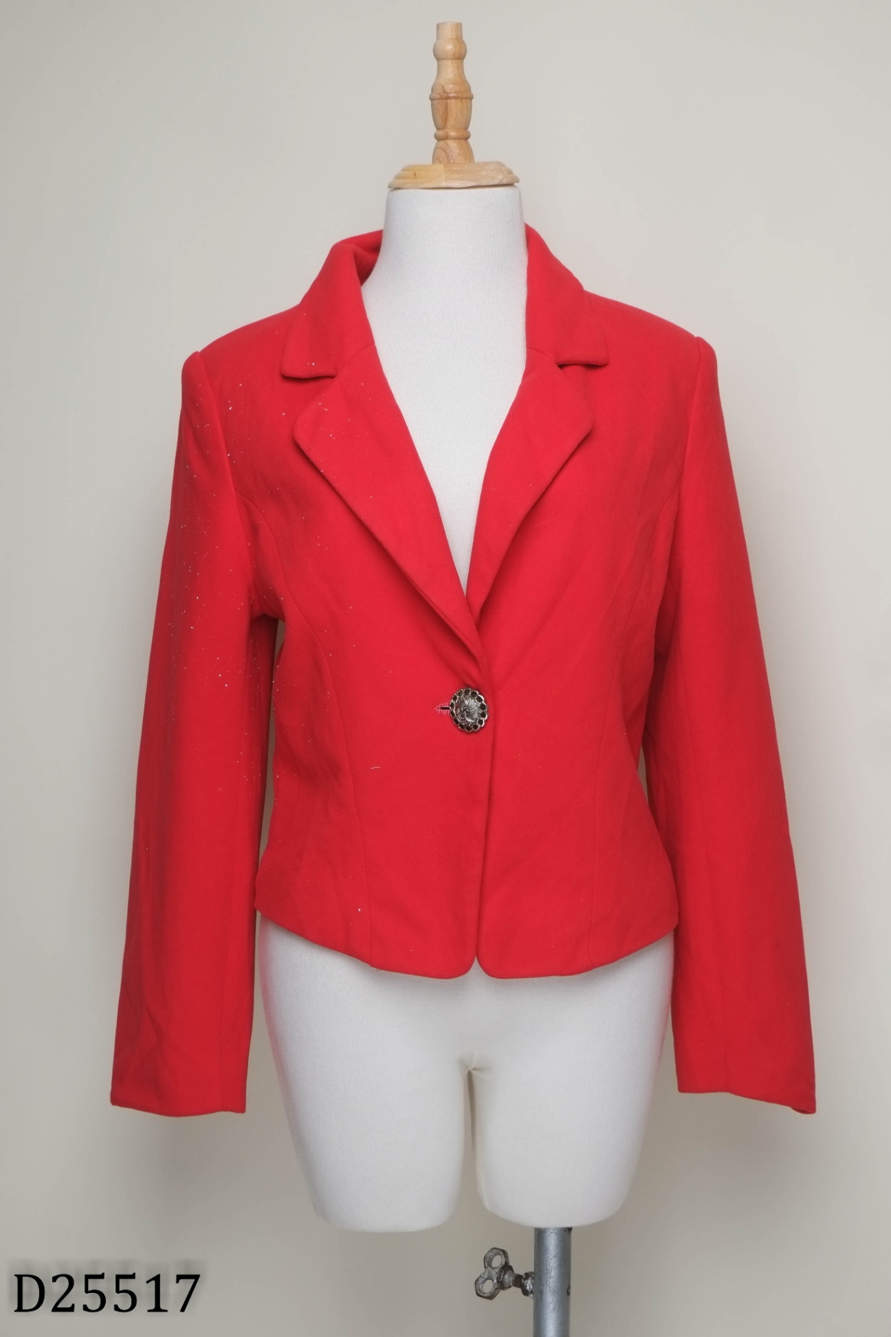 Áo blazer dạ đỏ