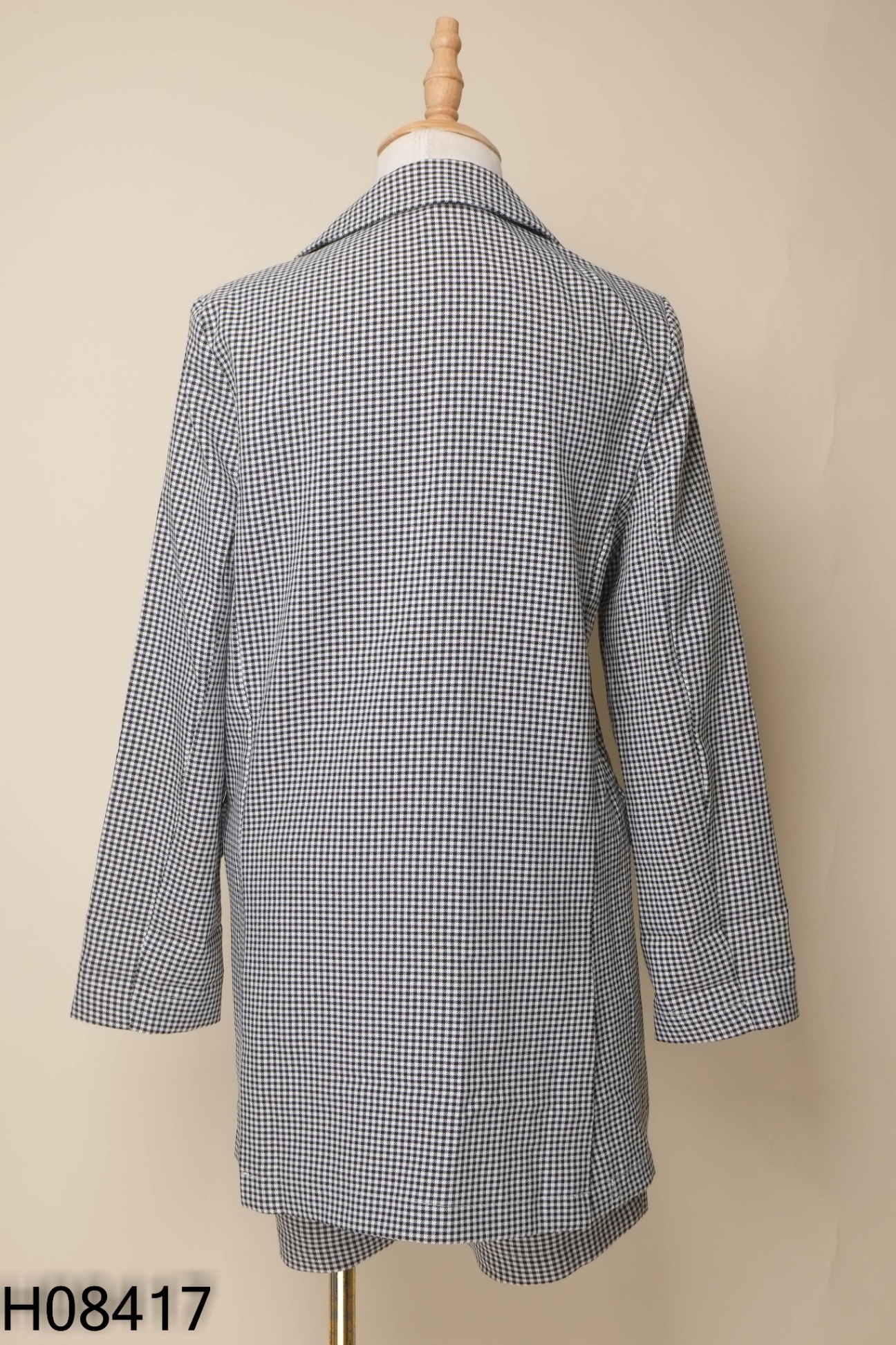 SET IFU Blazer xám đen trắng + quần short