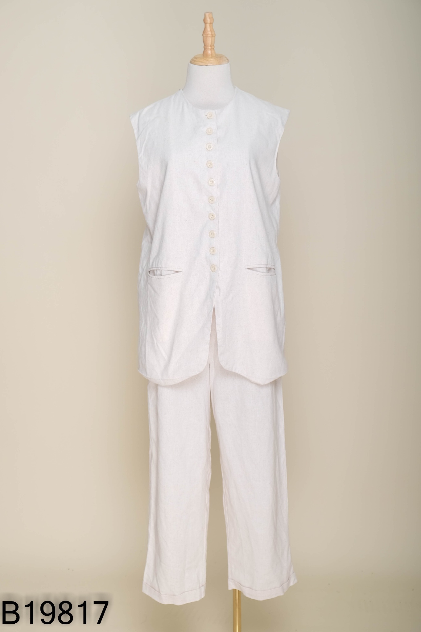 SET Áo linen ME DESIGN be + quần