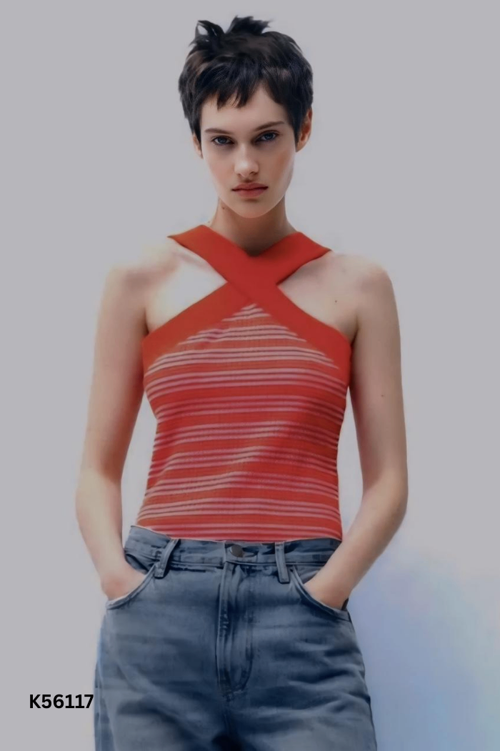 Bodysuit ZARA cam phối hồng