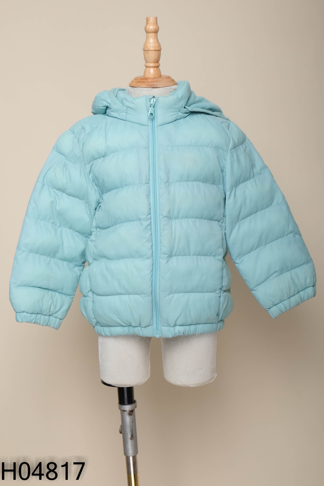 Áo phao UNIQLO xanh trơn KIDS