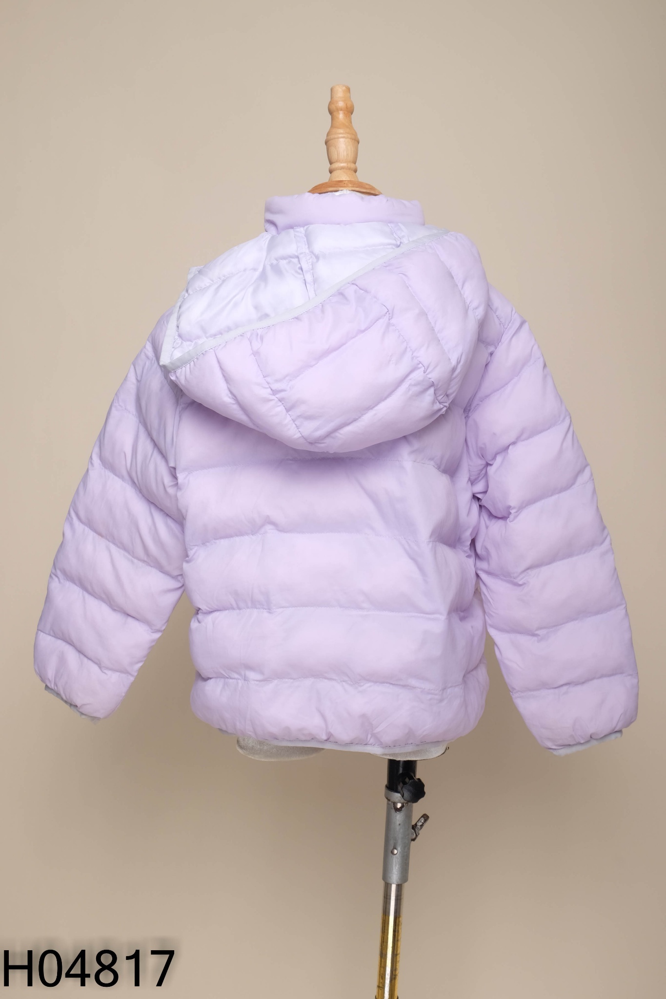 Áo UNIQLO tím phao KIDS