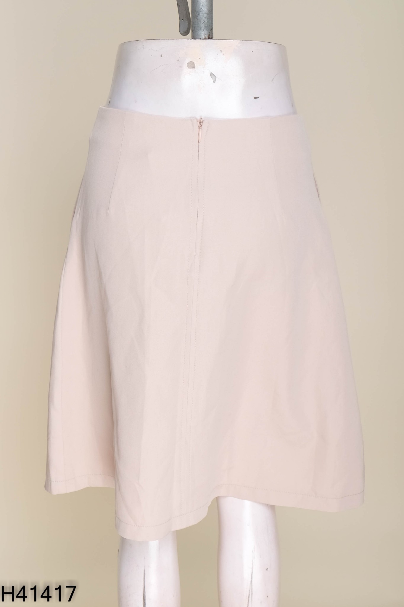 Chân váy be HONEY DESIGN xếp ly