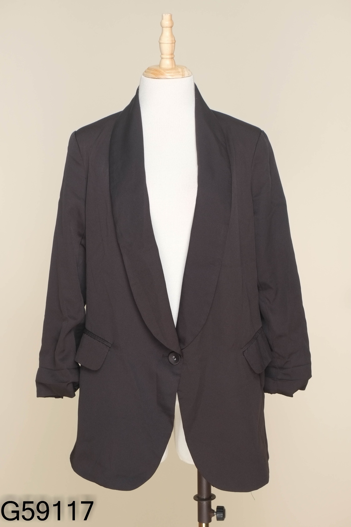 Blazer 92WEAR đen trơn