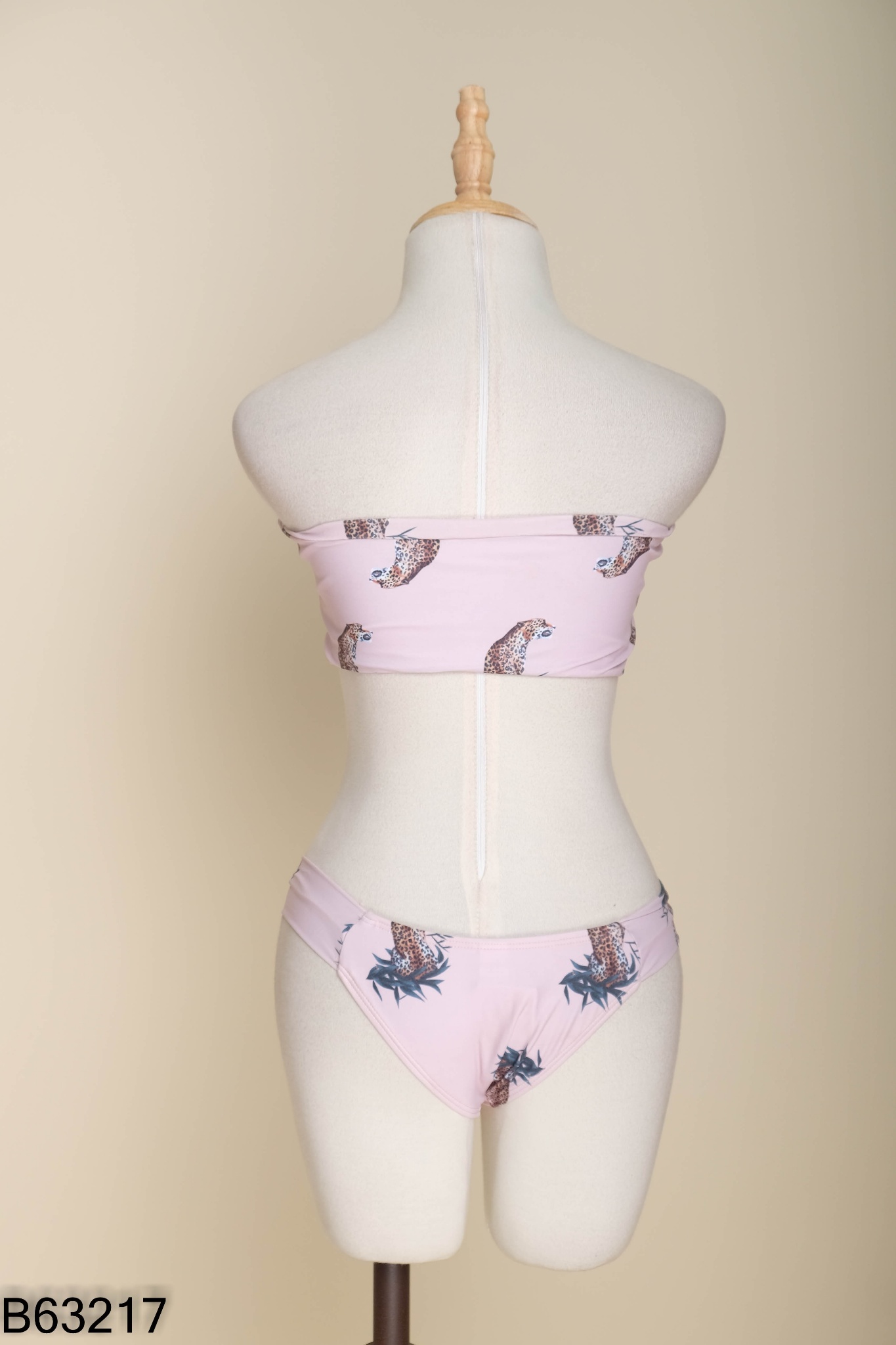 NEWTAG SET Bikini hồng họa tiết