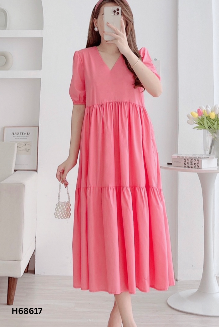 Váy hồng ZADY trơn