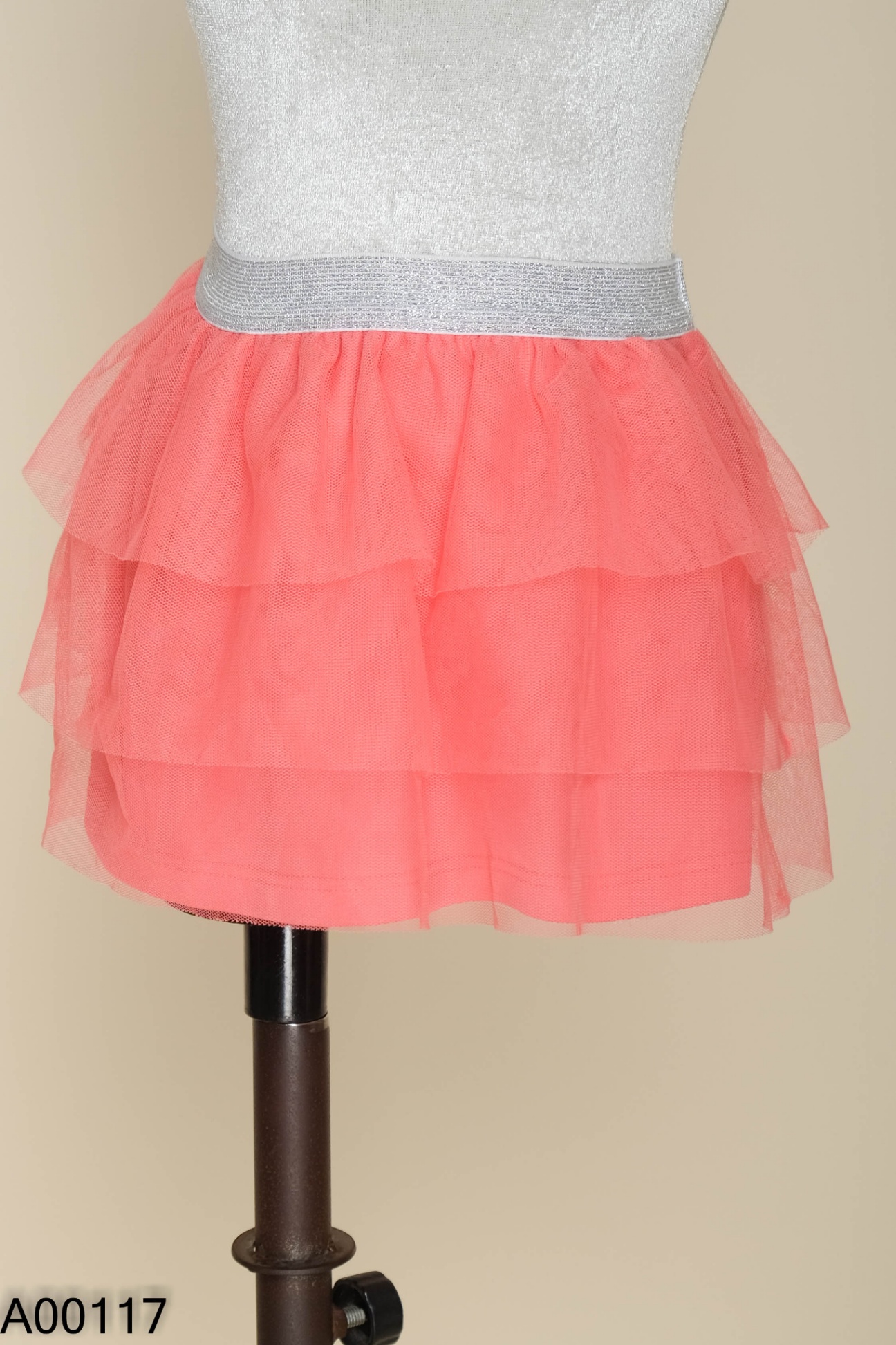 Chân váy lưới hồng KIDS