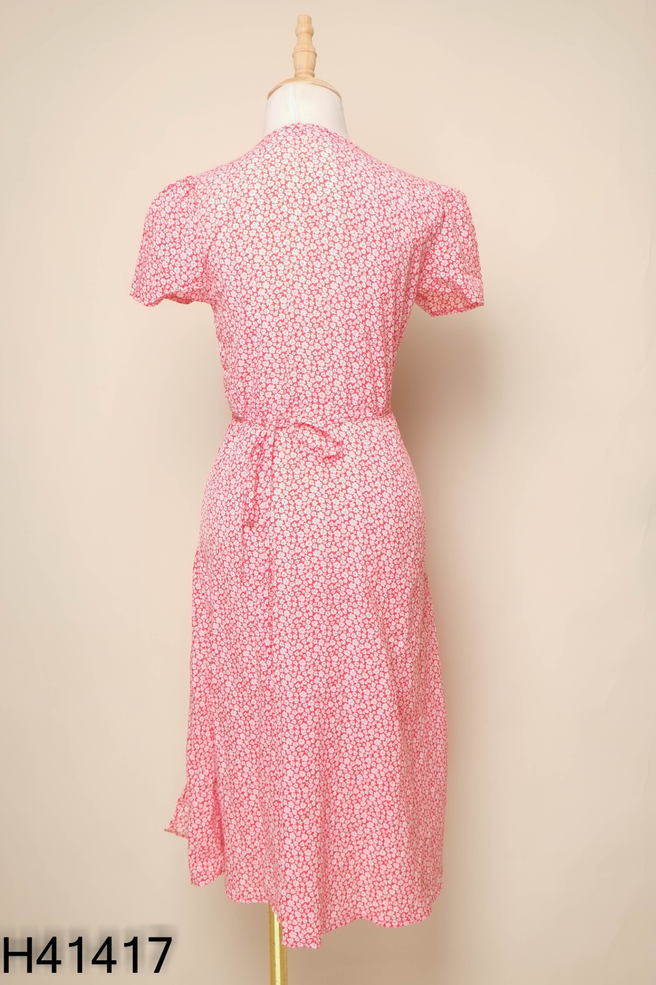 Váy wrap SHEIN đỏ hoa