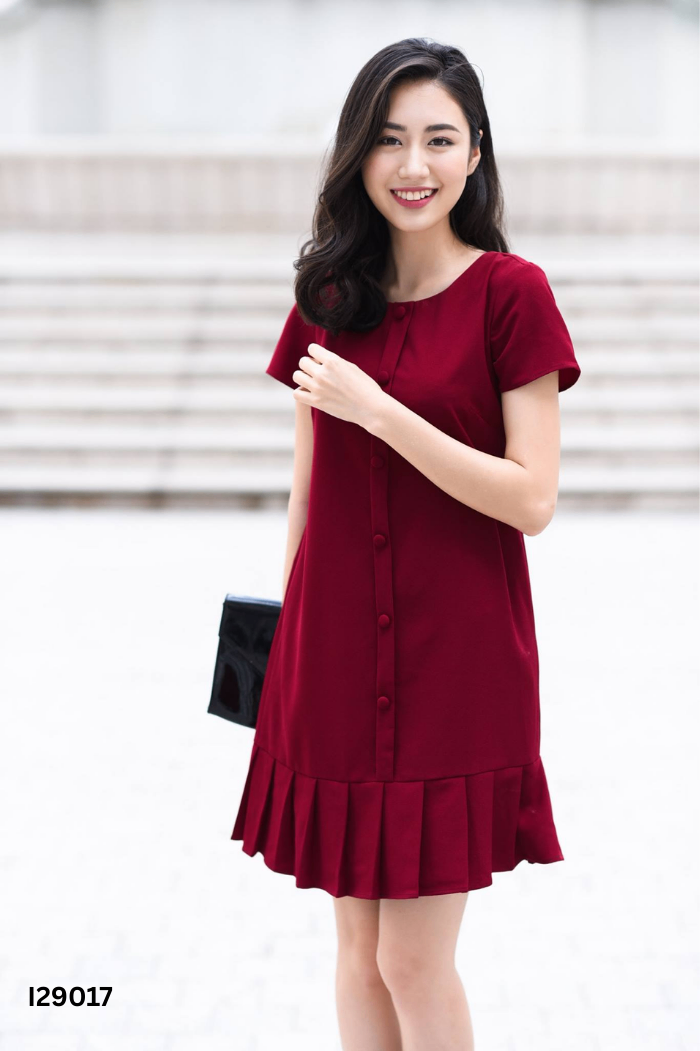 Váy COSMO DESIGN đỏ đuôi cá