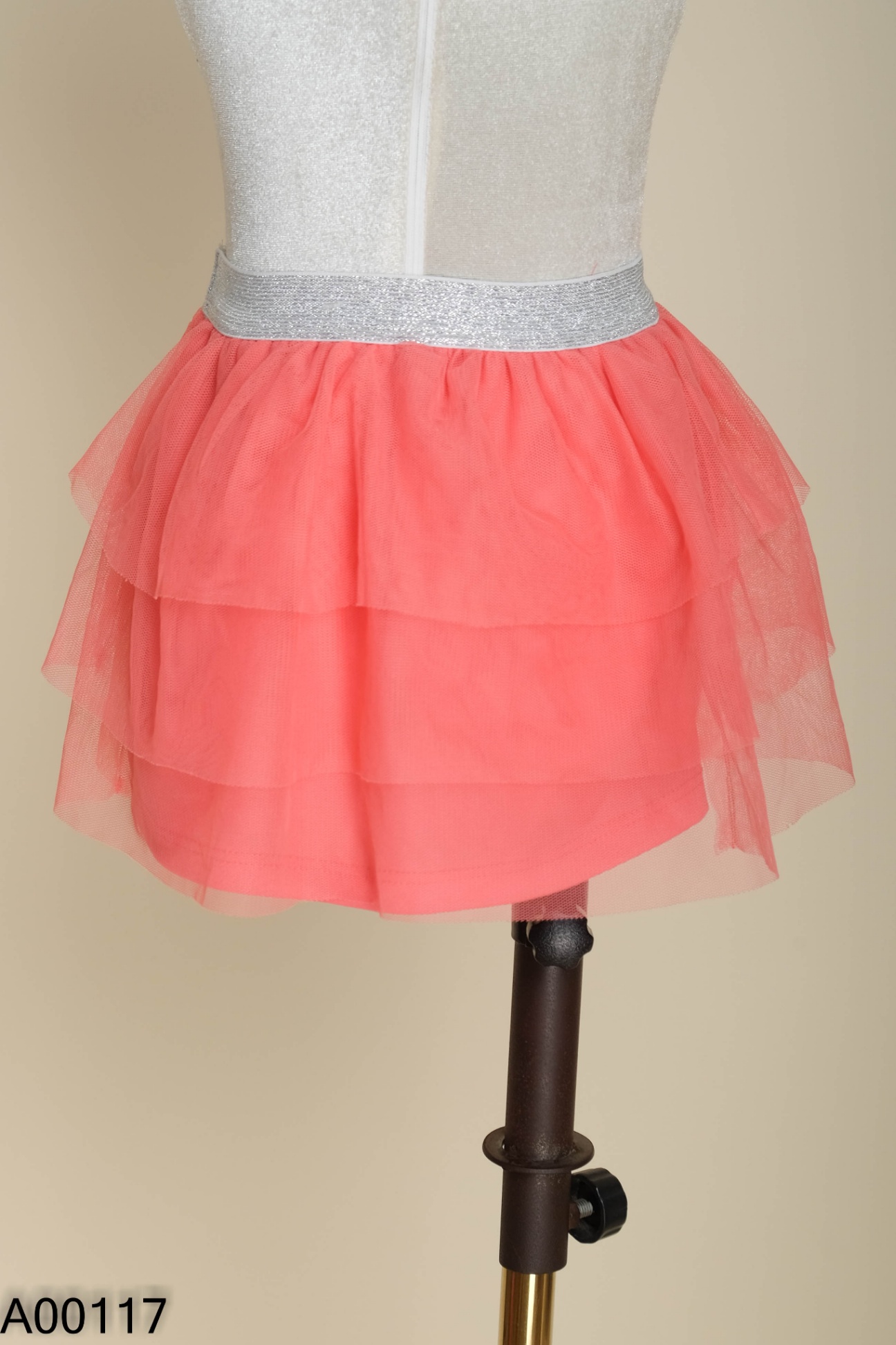 Chân váy lưới hồng KIDS
