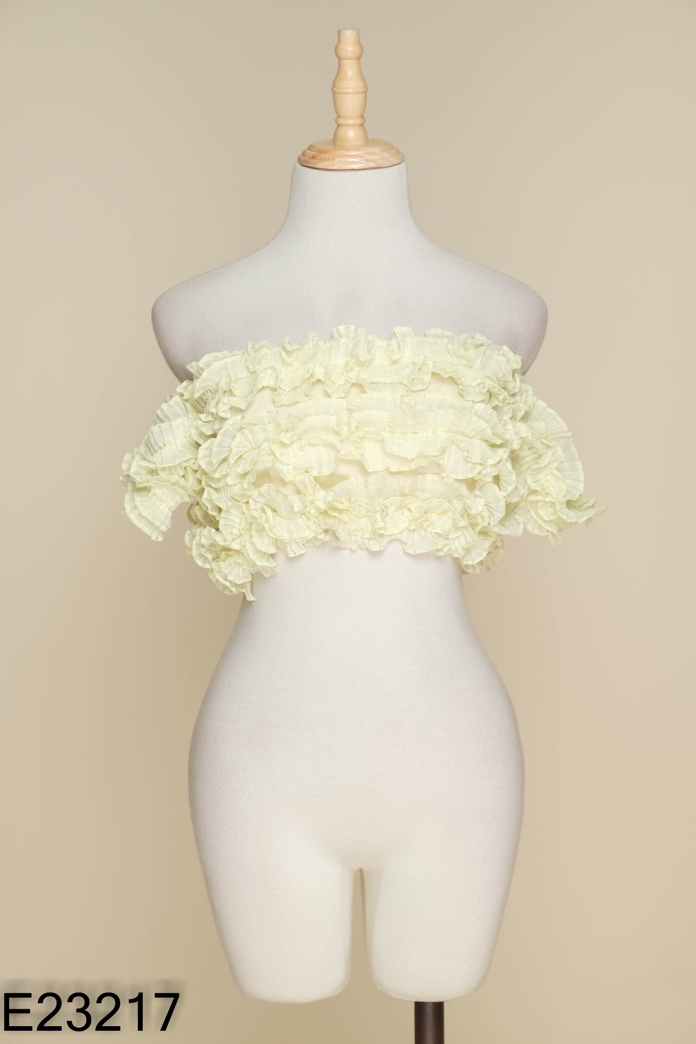 Áo croptop THUY NGO THANH xanh bèo