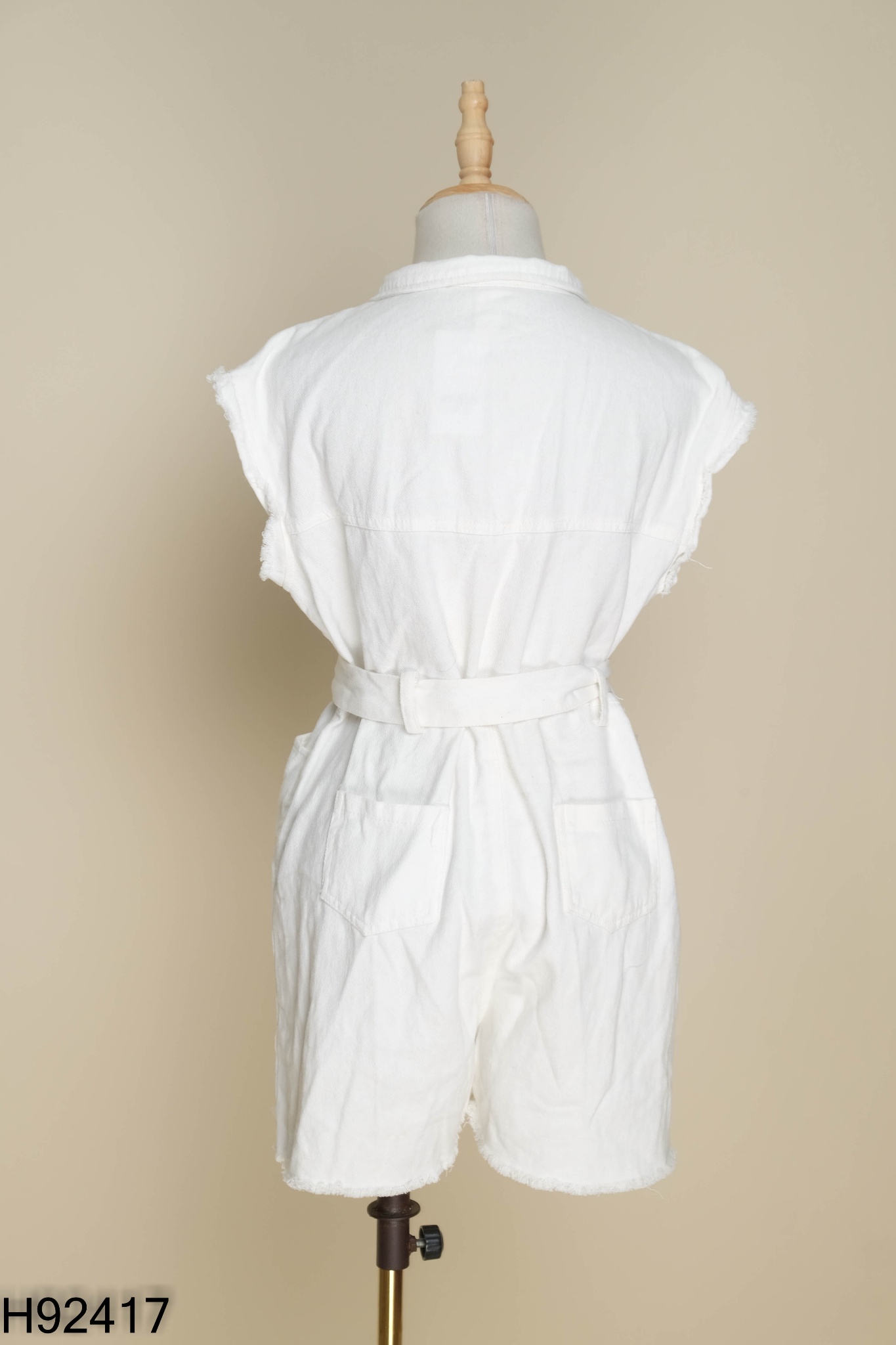 Jumpsuit jeans trắng