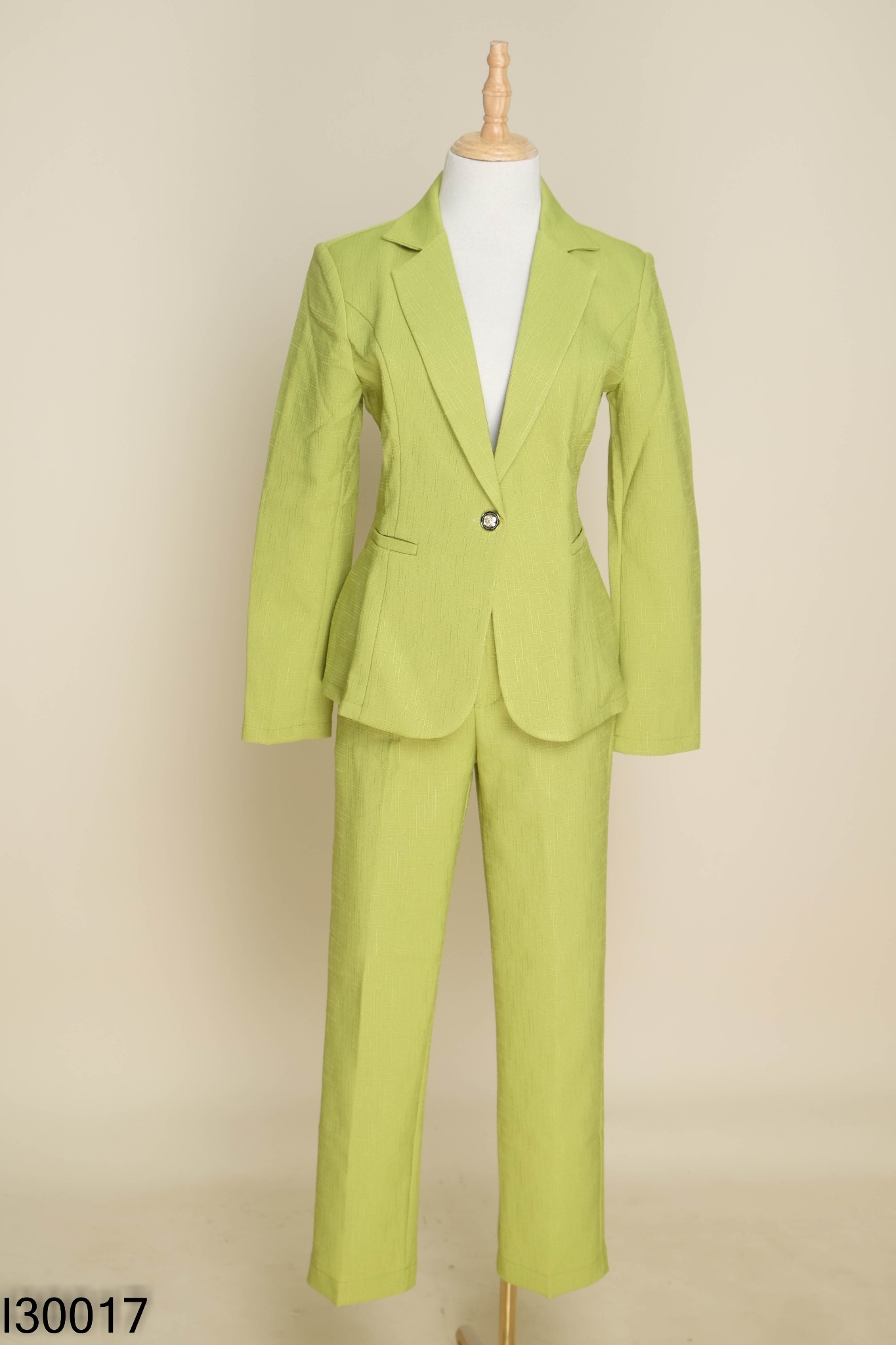 SET VANI dạ xanh áo blazer + quần dài