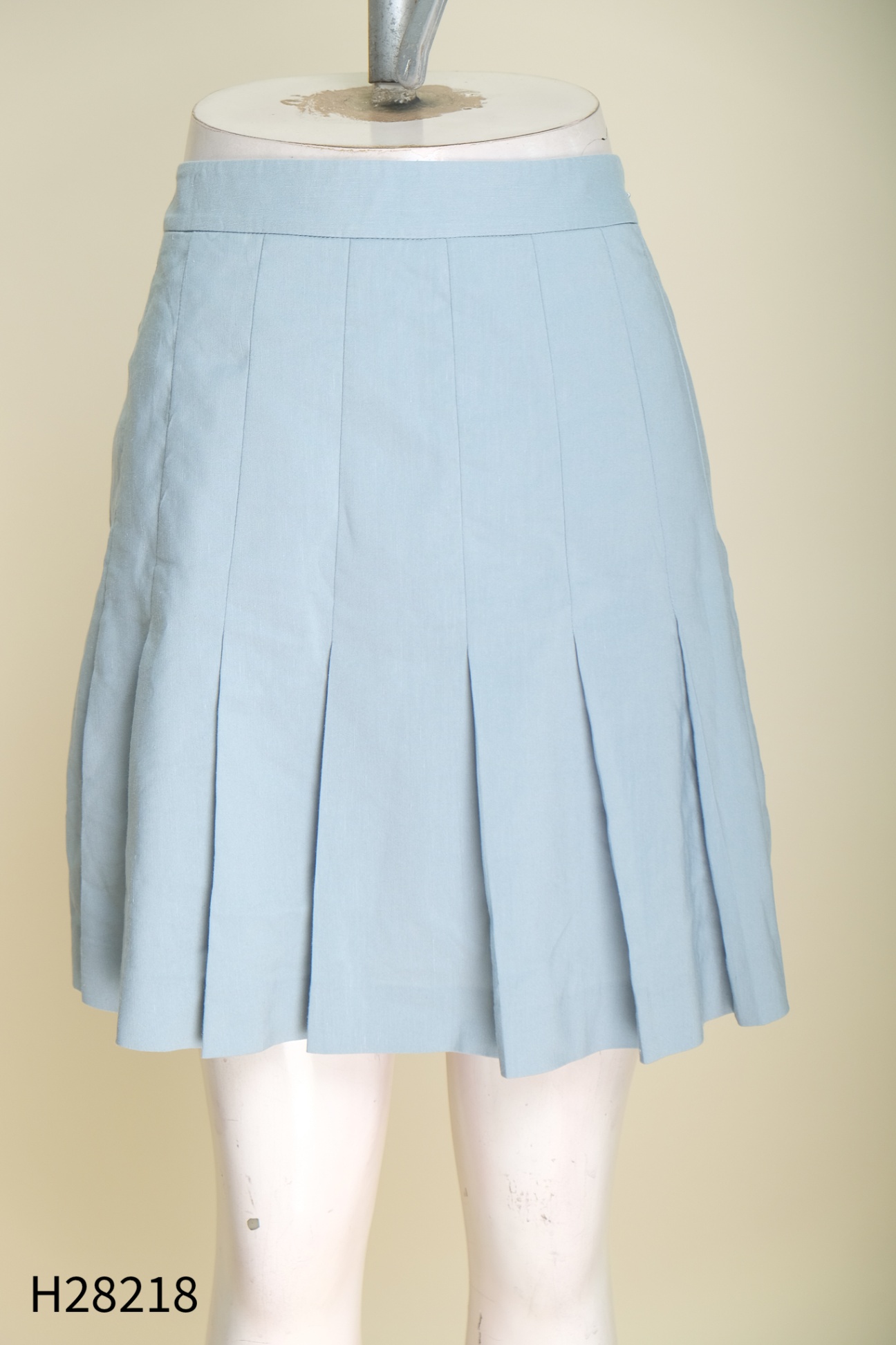 Chân váy VERO MODA xanh xếp ly