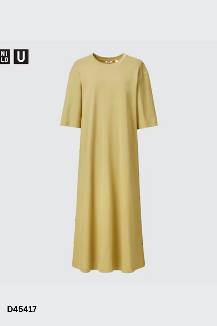 Váy UNIQLO xanh trơn