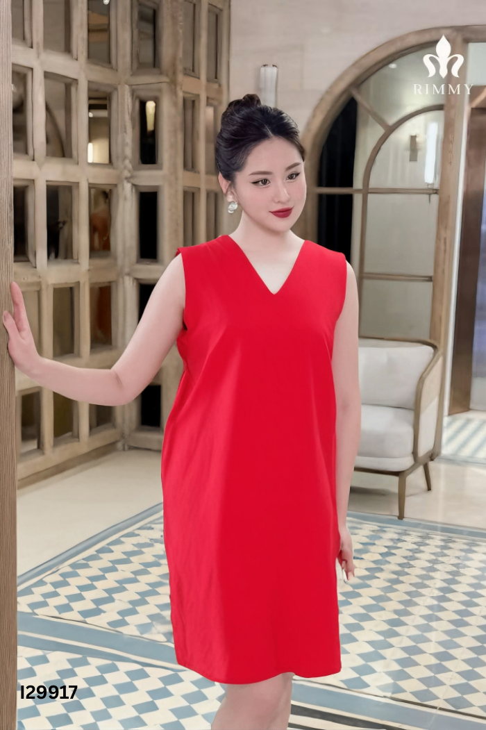 Yếm váy đỏ nơ