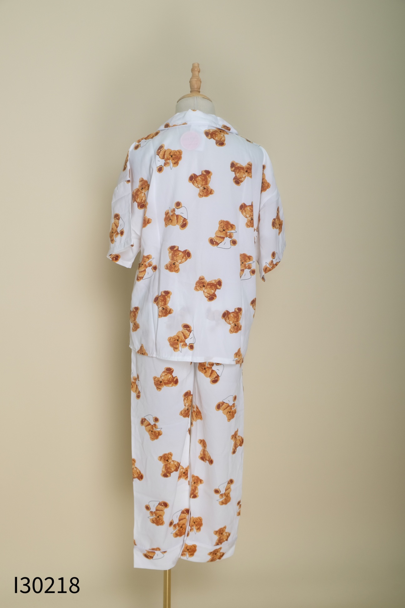 NEWTAG SET Pijama trắng gấu áo + quần dài