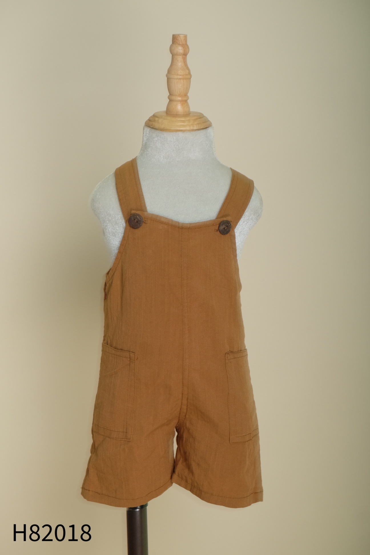 Bodysuit đũi nâu 2 túi KIDS