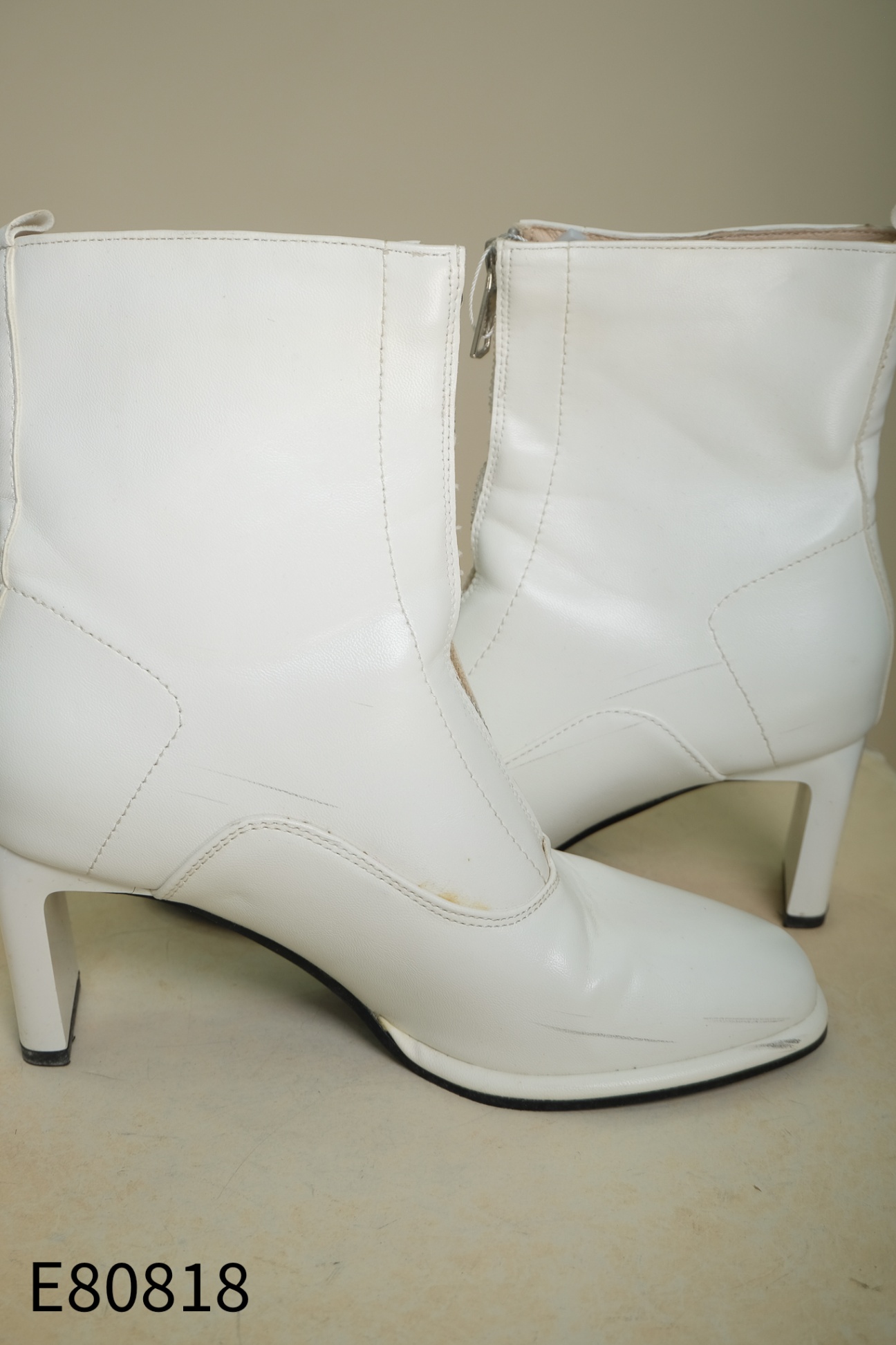 Boots da trắng trơn 7P