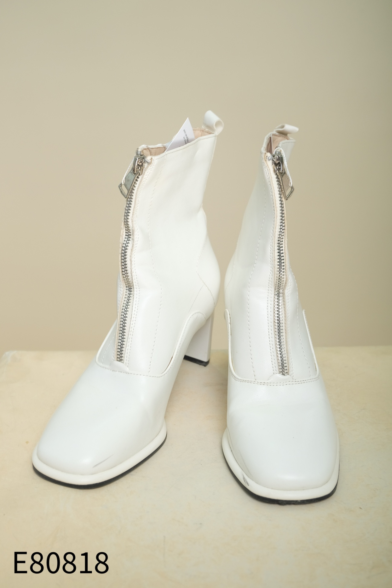 Boots da trắng trơn 7P