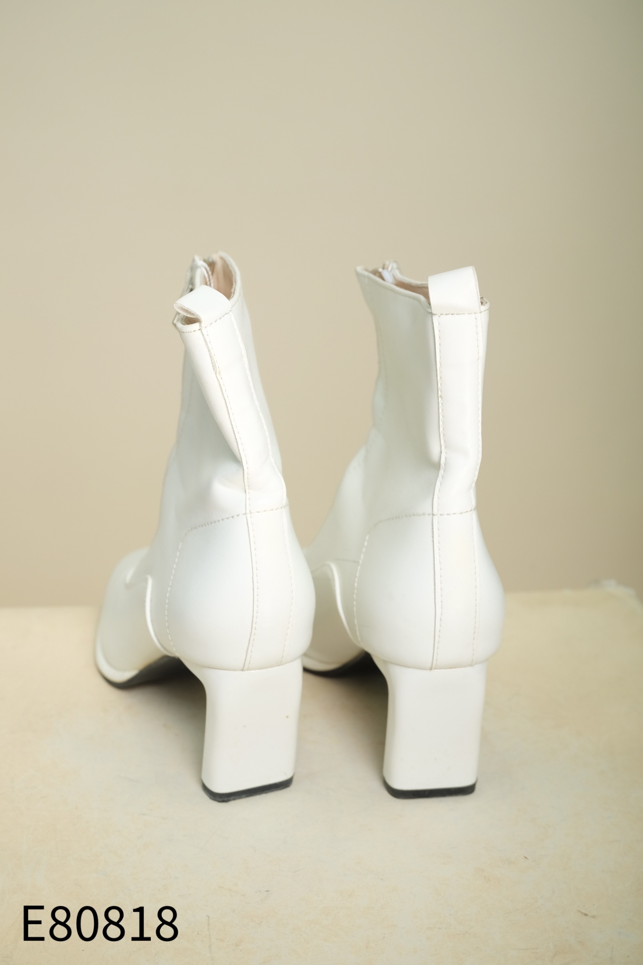 Boots da trắng trơn 7P