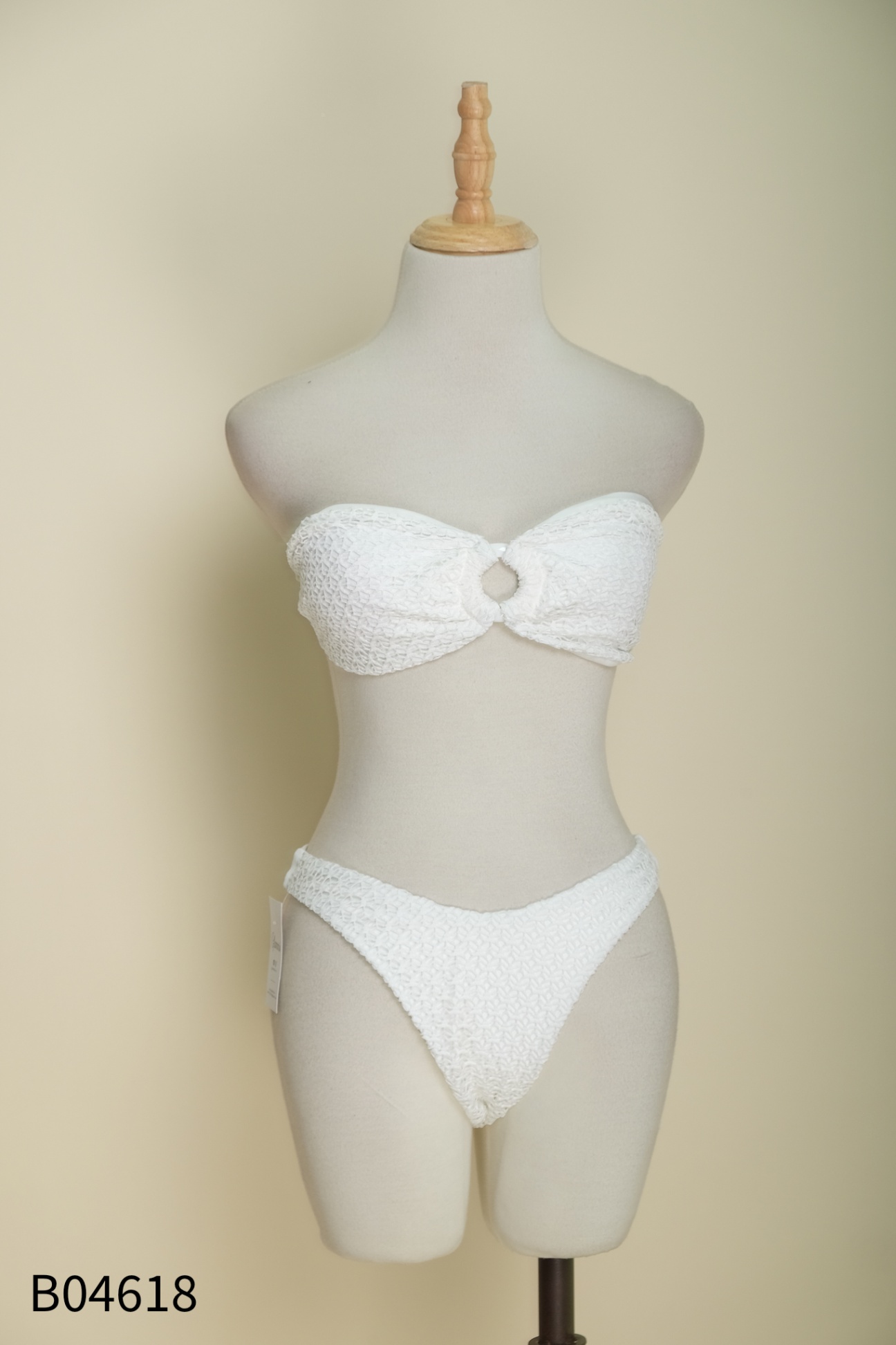 SET Bikini 2 mảnh ren trắng