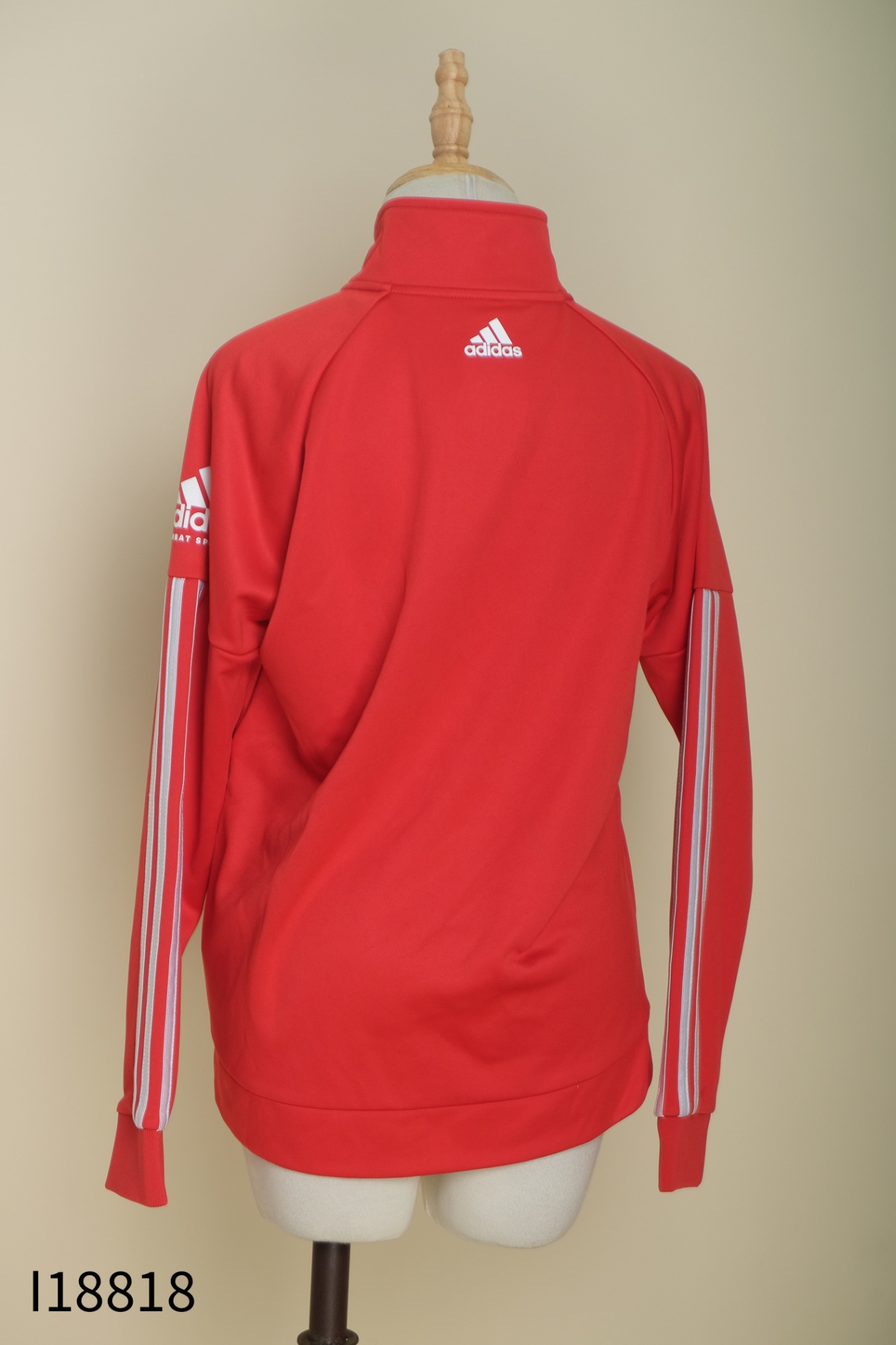Áo khoác ADIDAS đỏ sọc trắng