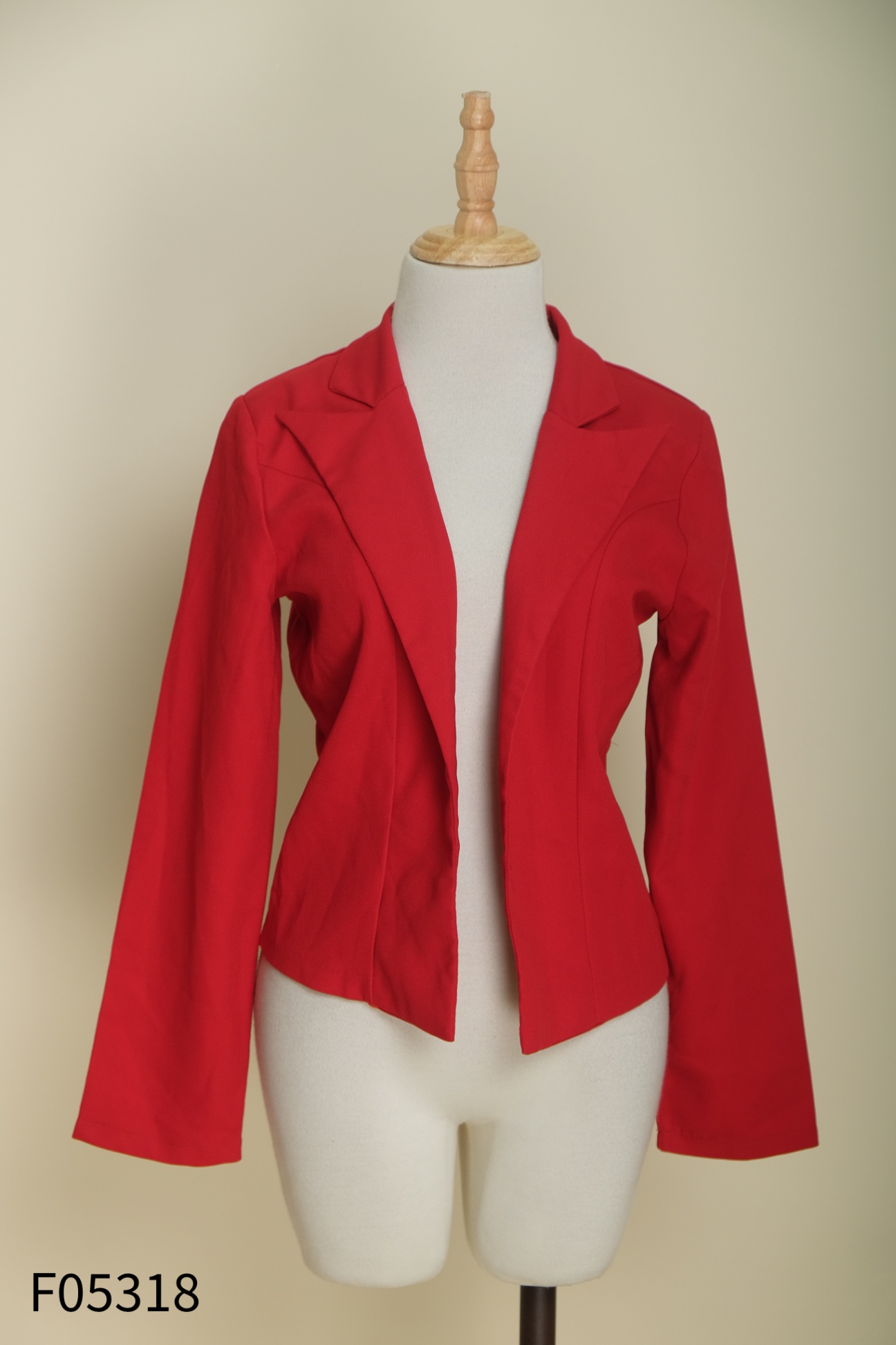 Blazer đỏ trơn