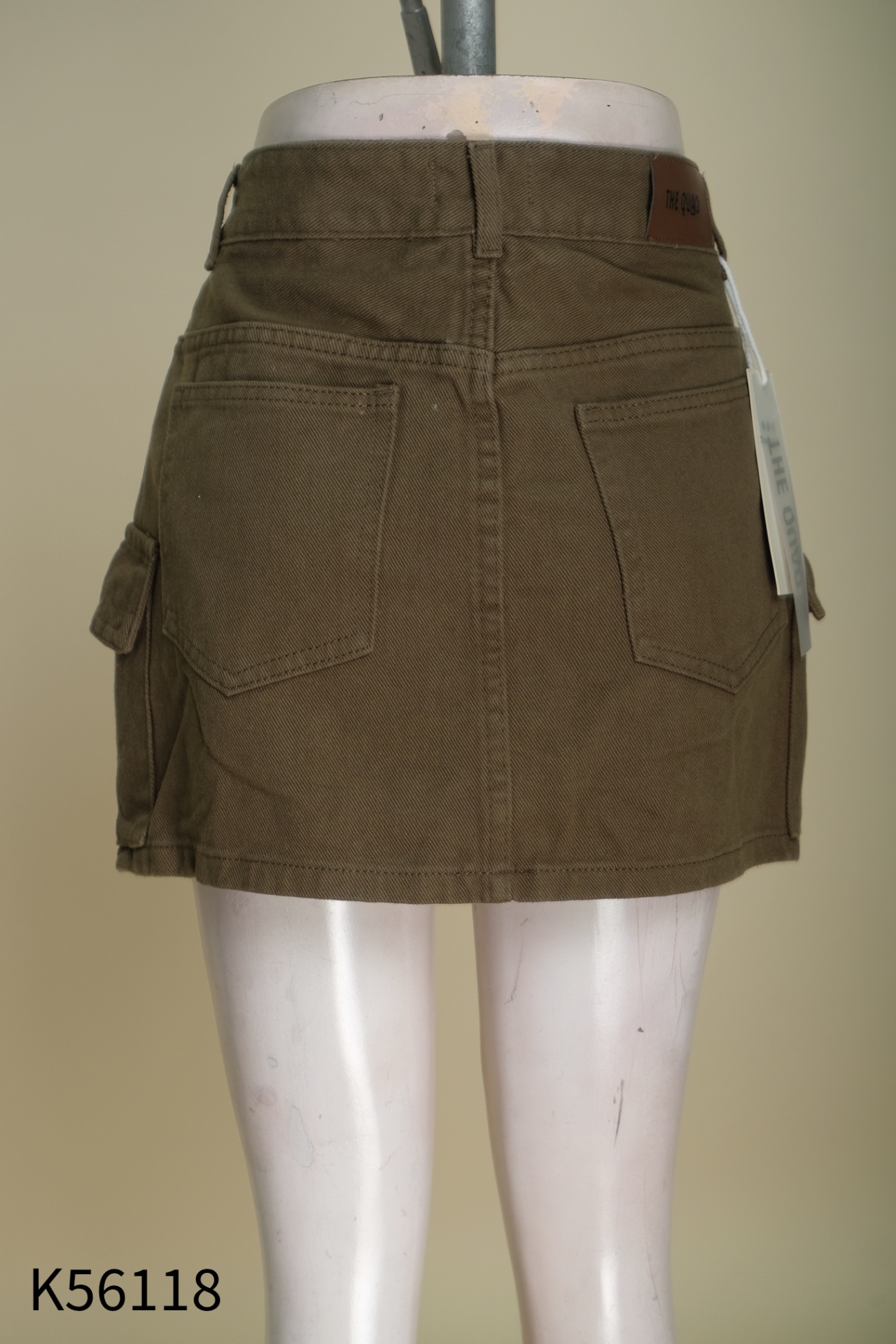 NEWTAG Chân váy jeans xanh