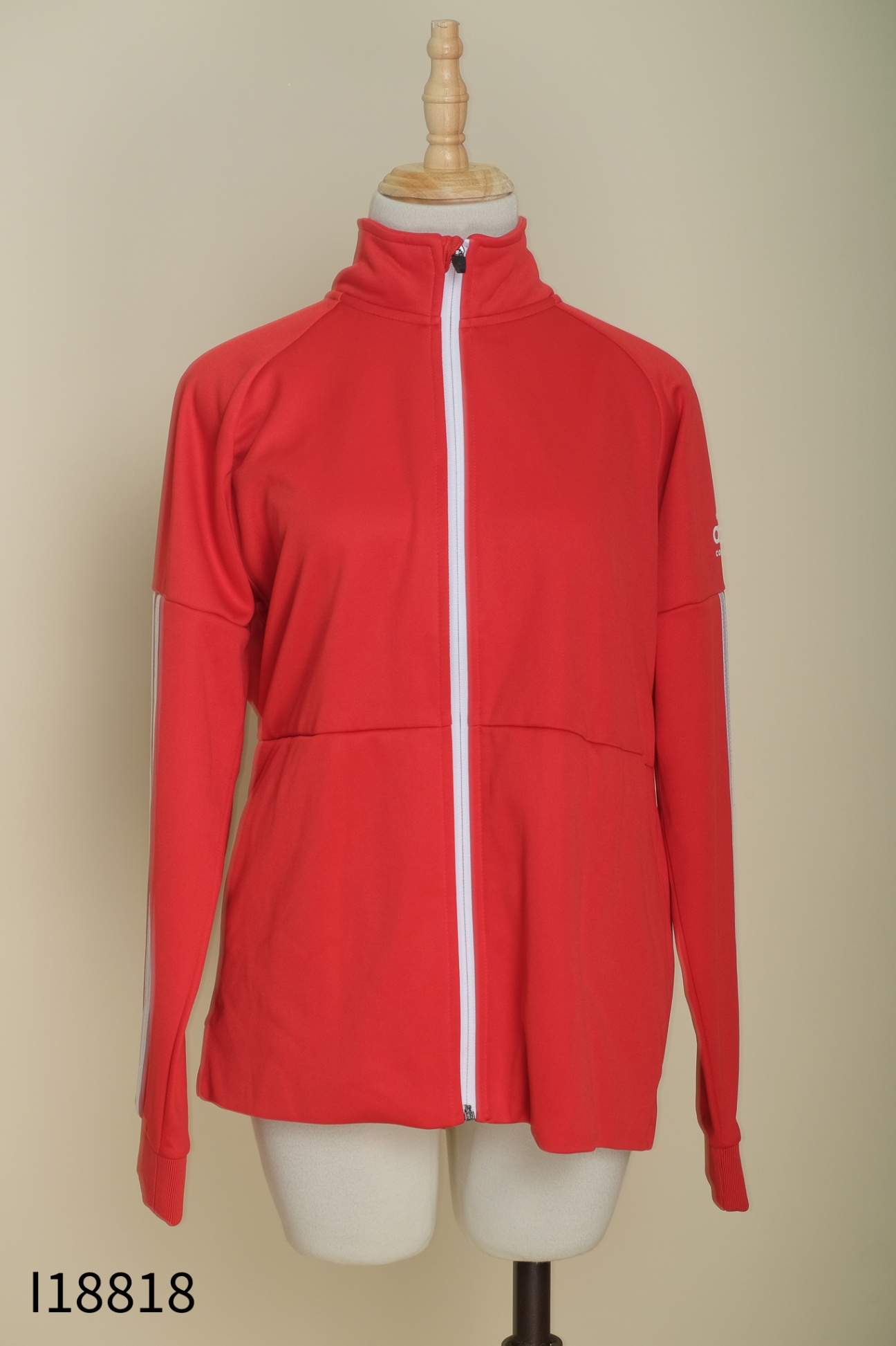 Áo khoác ADIDAS đỏ sọc trắng
