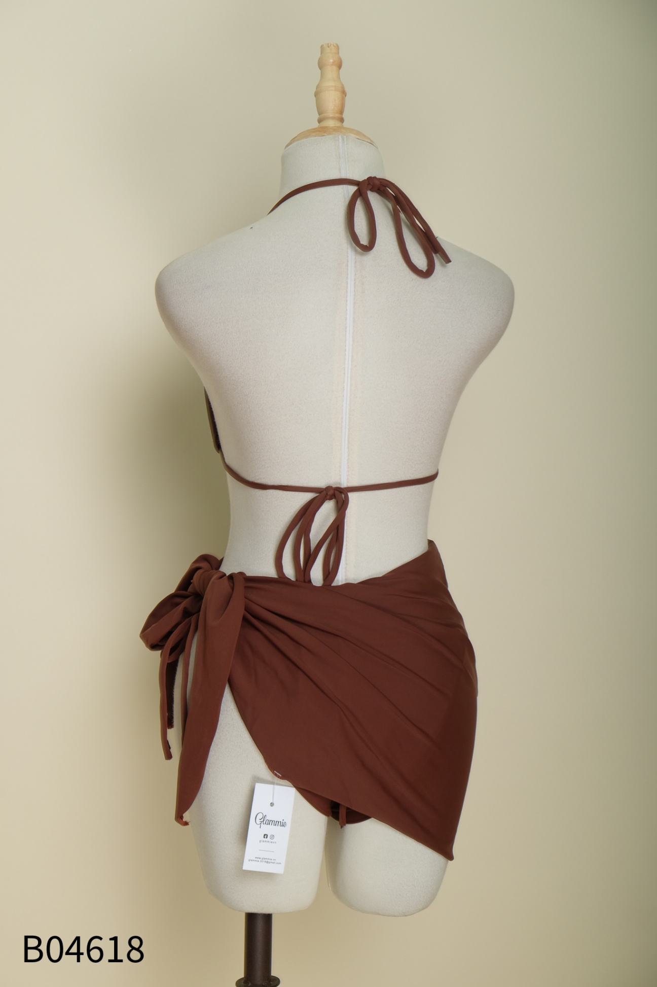 SET Bikini 3 món nâu