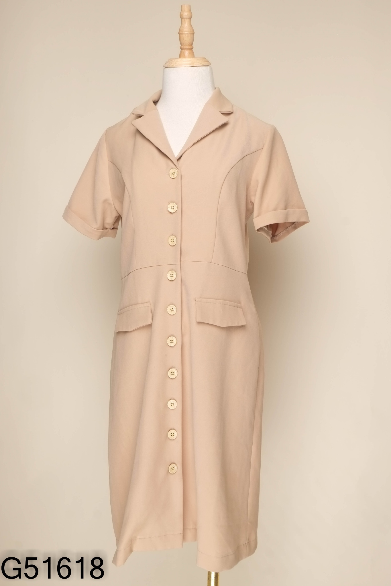 Váy C'CHAT be cổ vest