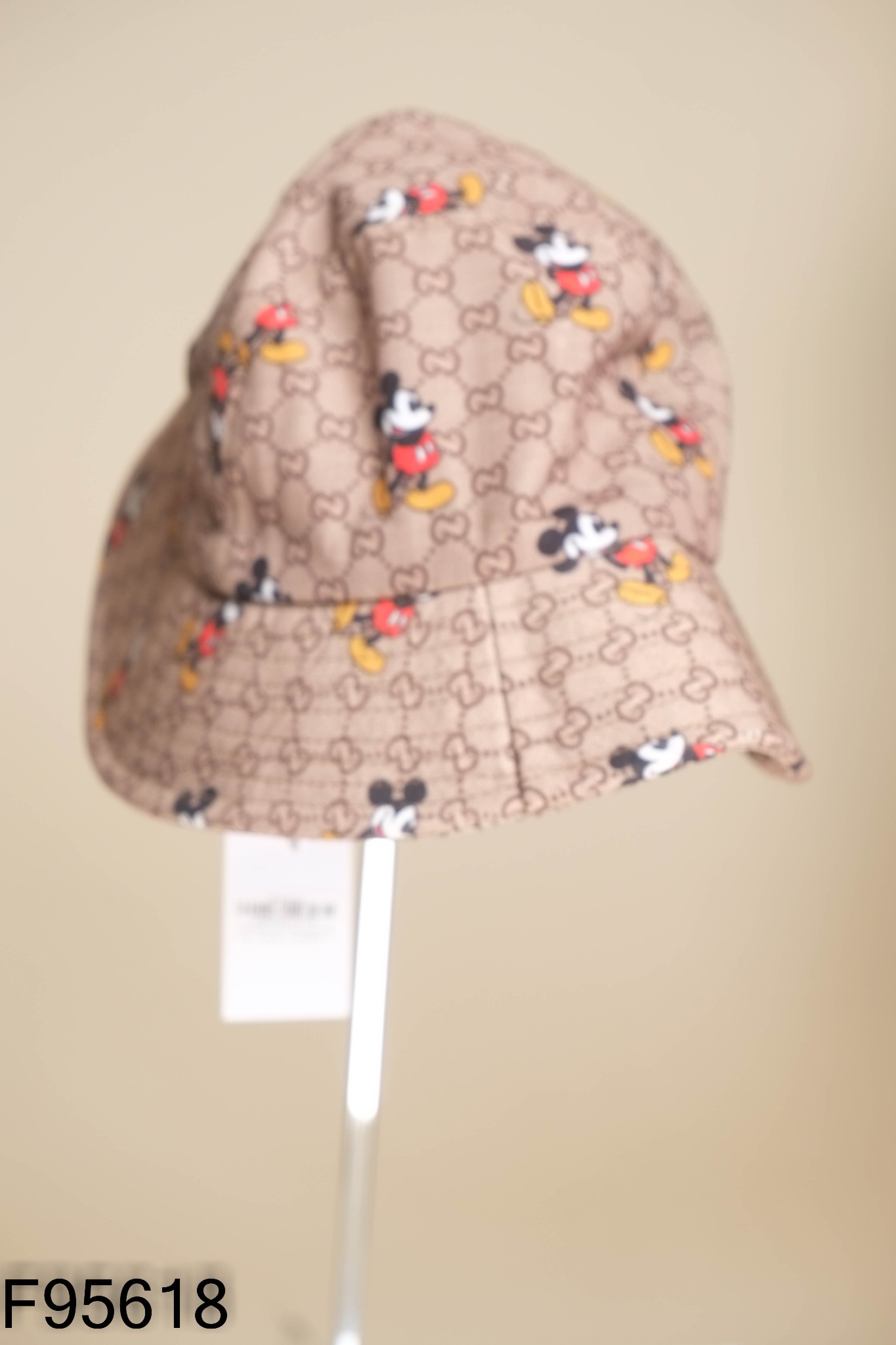Mũ bucket nâu mickey